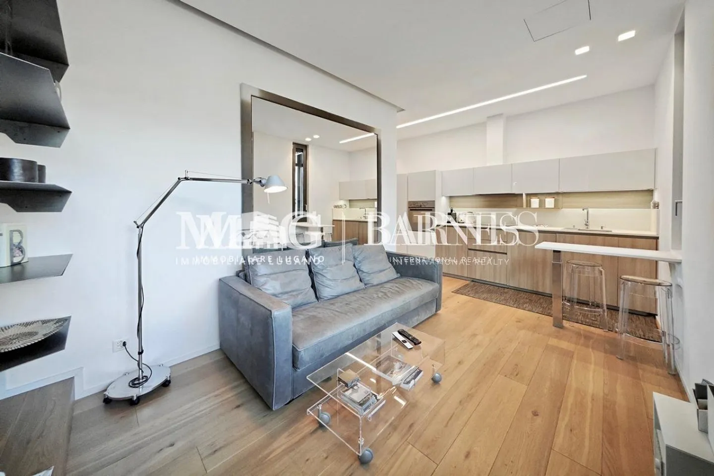 Lugano Centre près du LAC : Appartement 2,5 pièces avec vue sur le lac - Photo 3 sur 10