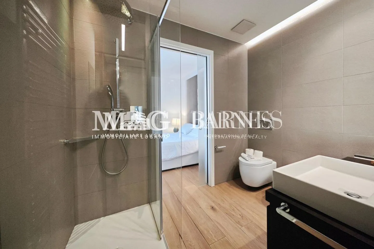 Lugano Centre près du LAC : Appartement 2,5 pièces avec vue sur le lac - Photo 8 sur 10