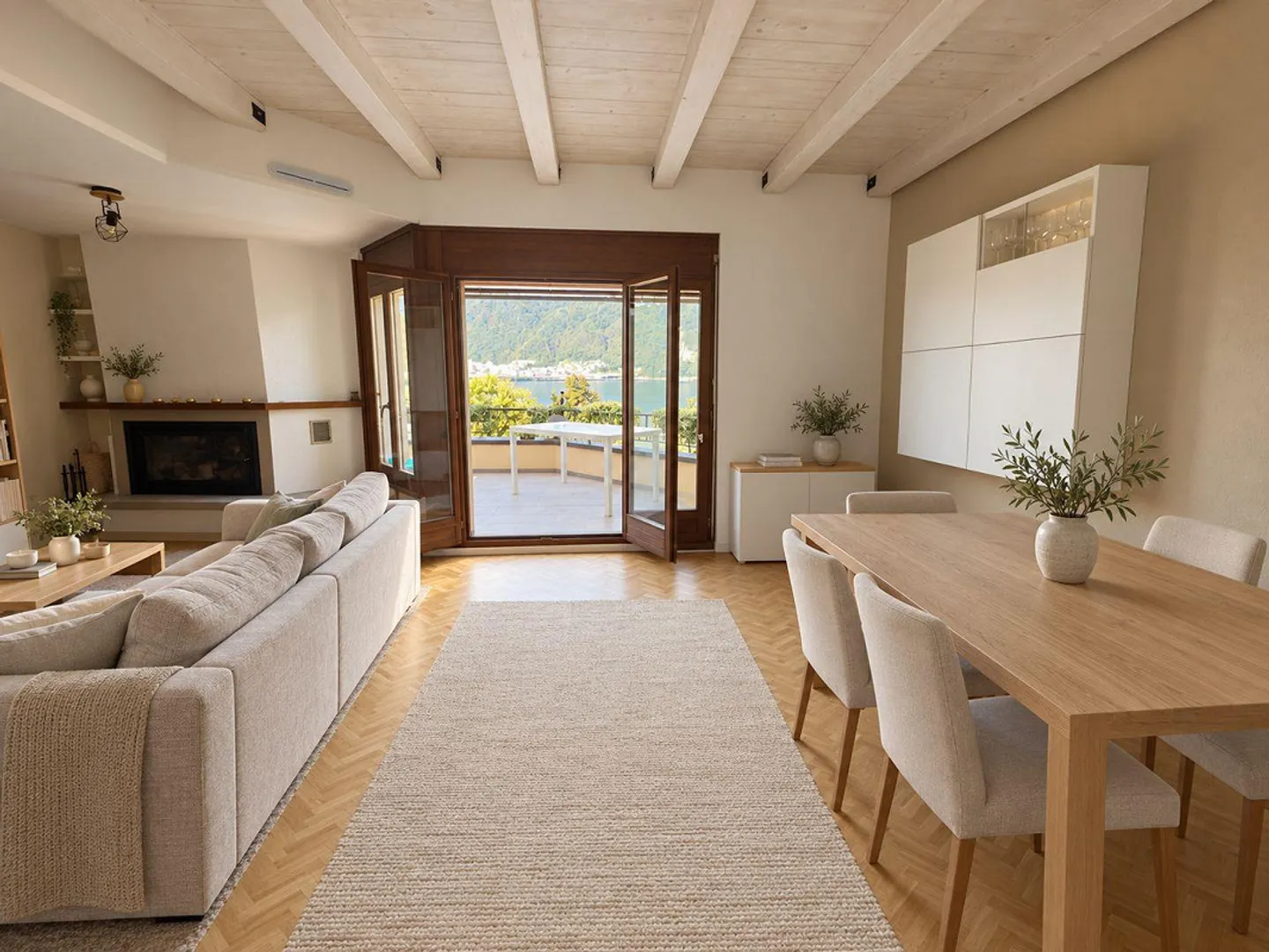 Renoviertes Reihenhaus mit Panoramaterrasse und privatem Garten am See - Foto 3 von 21