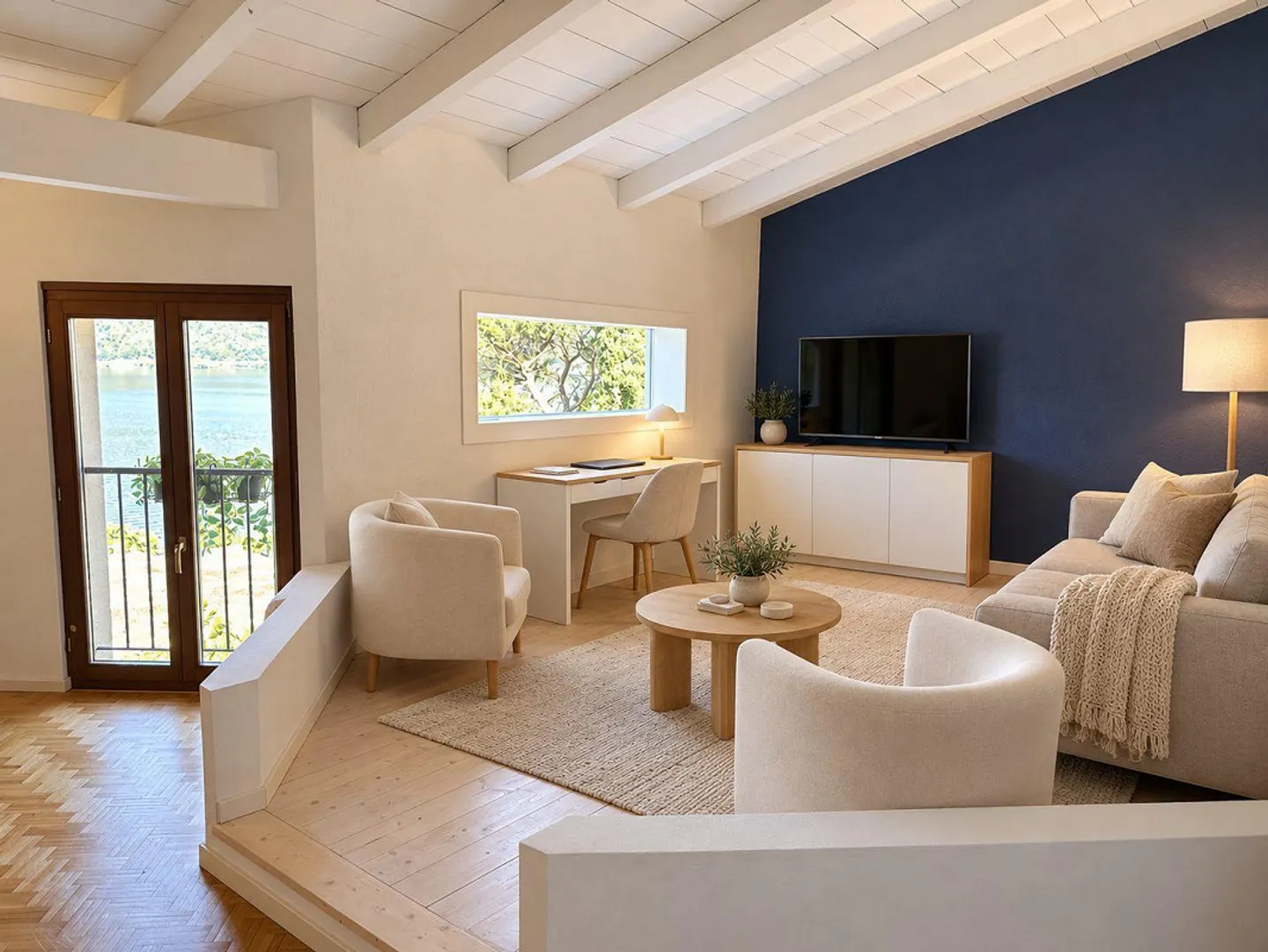 Renoviertes Reihenhaus mit Panoramaterrasse und privatem Garten am See - Foto 12 von 21