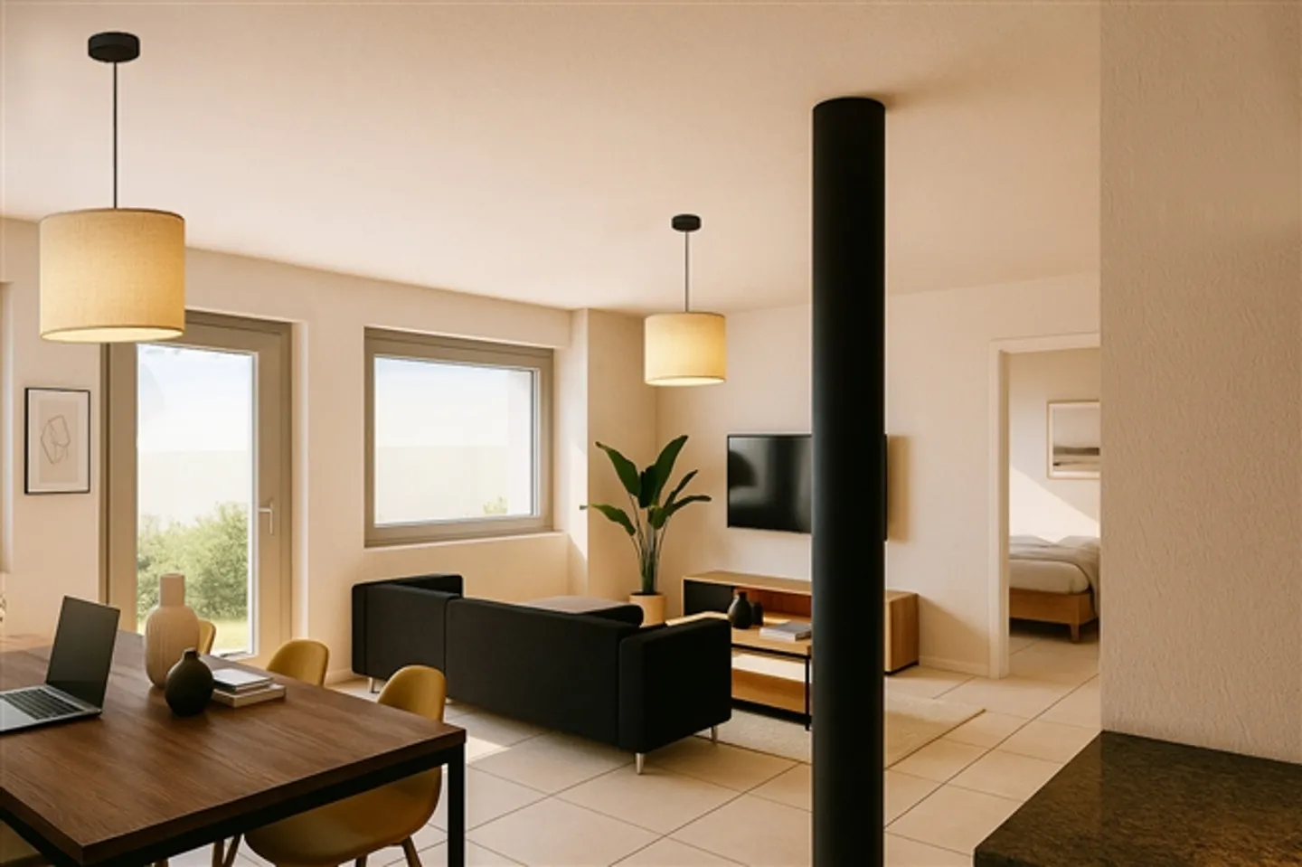 "Appartement 2,5 pièces à rénover" - Photo 4 sur 5