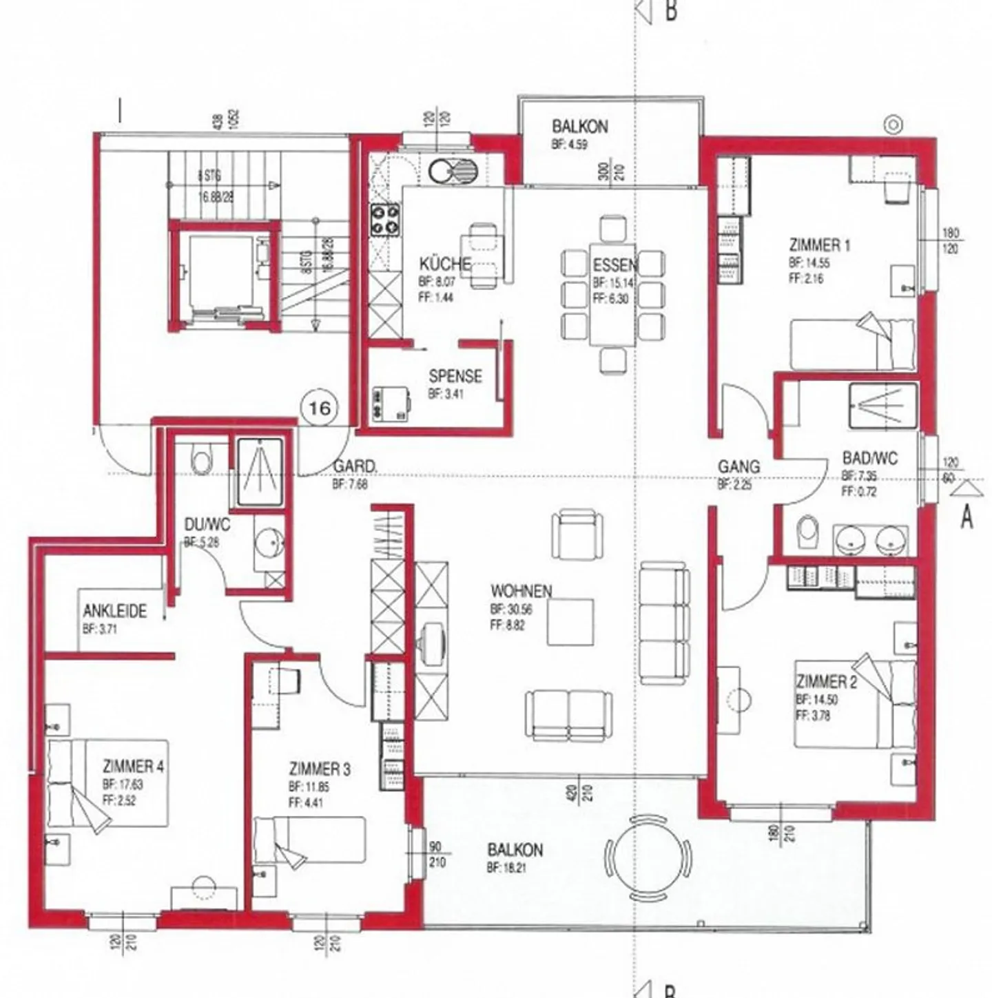 Ampio appartamento di 5,5 locali a Sargans - Foto 12 di 12