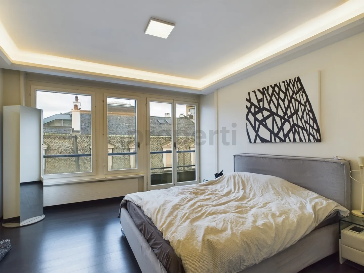 Luxuriöse möblierte 4-Zimmer-Wohnung im Herzen von Genf - Foto 4 von 7