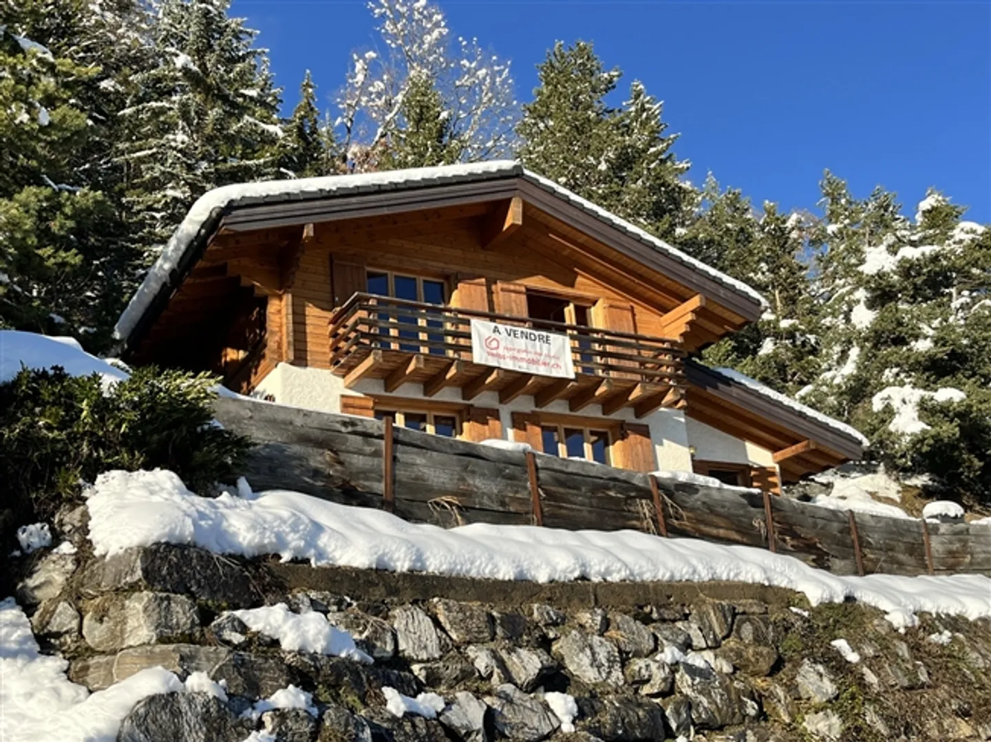 «Chalet Shambhala - 3,5 Zimmer und 120 m2 - Aven (Conthey) - ALLEINMAKLER» - Foto 1 von 13