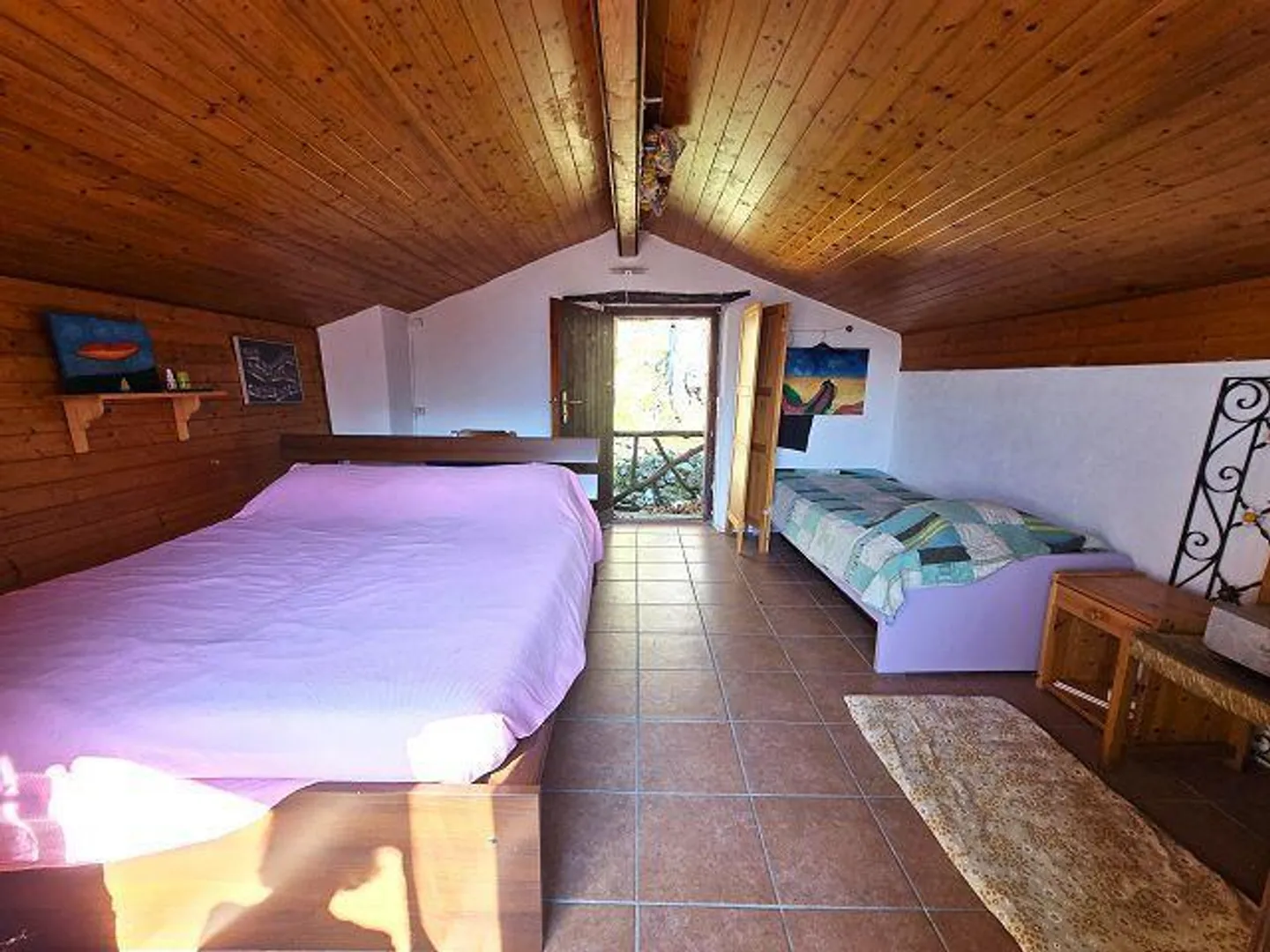 3-room rustic house with small garden in a very quiet, sunny location... - Photo 10 of 13
