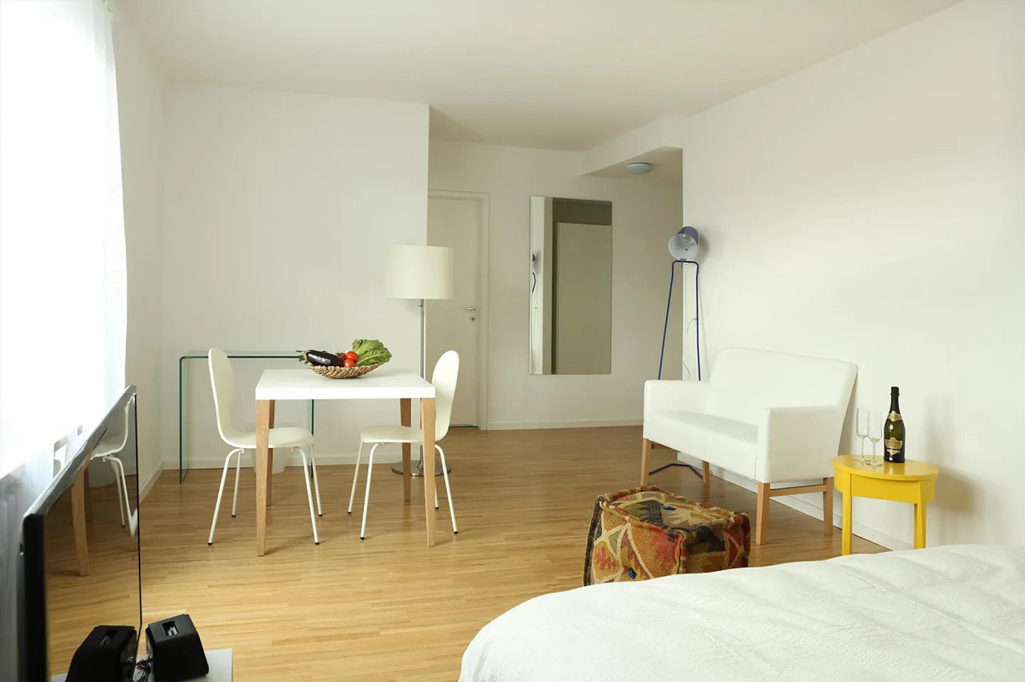 Appartement penthouse meublé 1 pièce avec balcon - Photo 5 sur 8