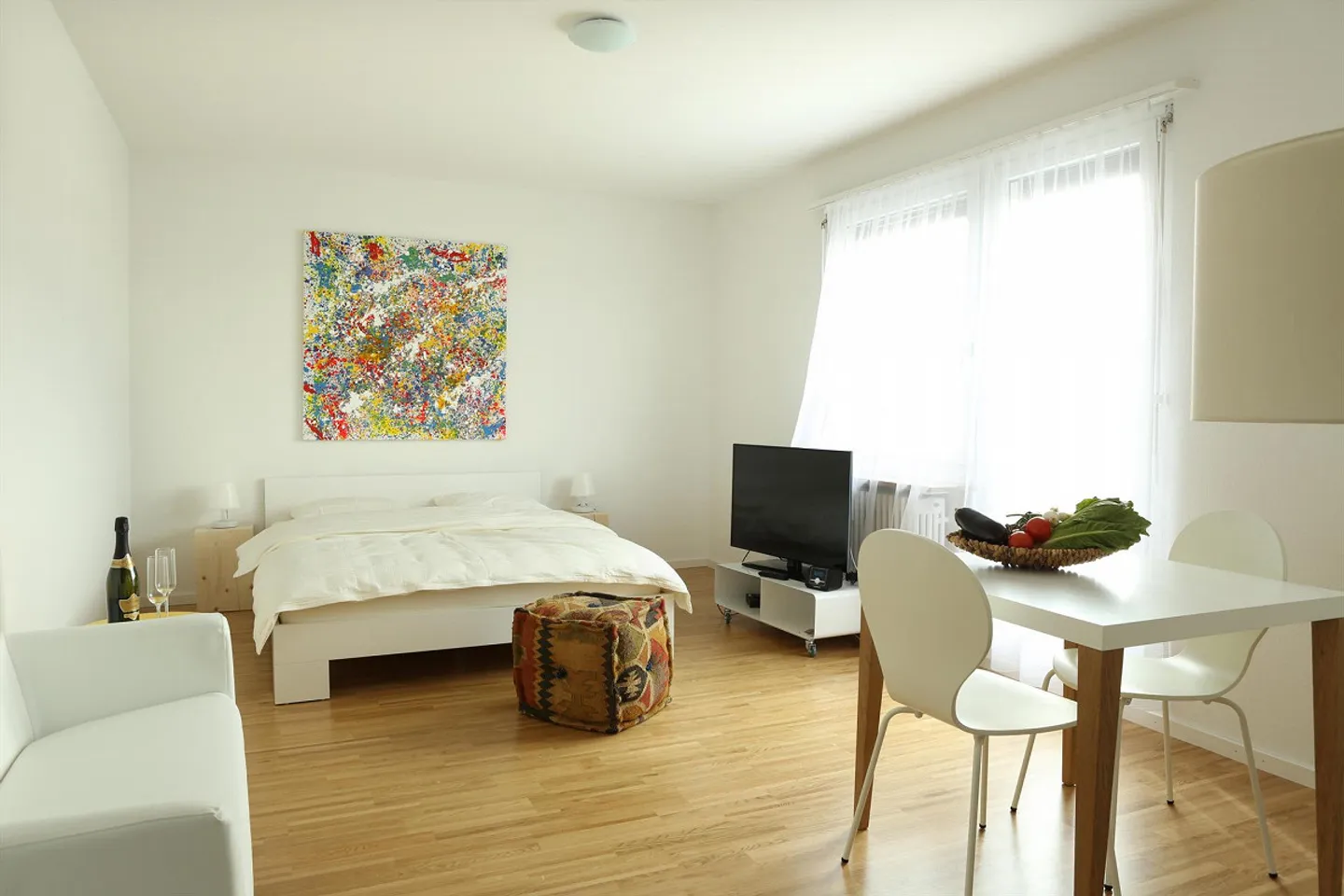 Appartement penthouse meublé 1 pièce avec balcon - Photo 6 sur 8