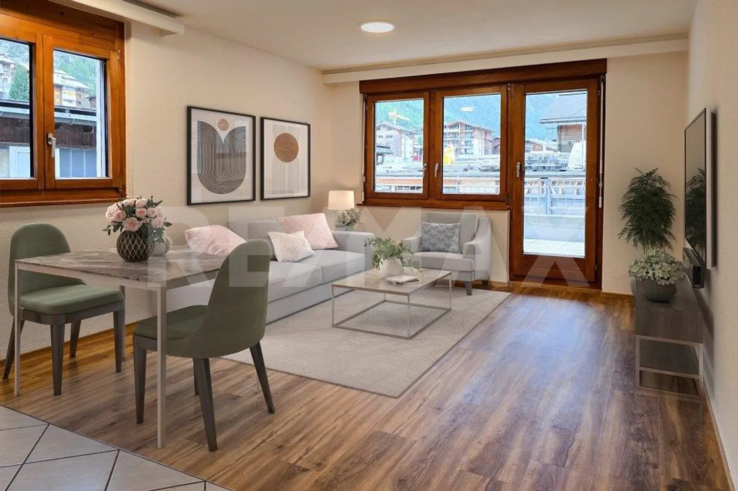 2.5-room apartment with large terrace and Matterhorn view in Zermatt - Photo 1 of 13