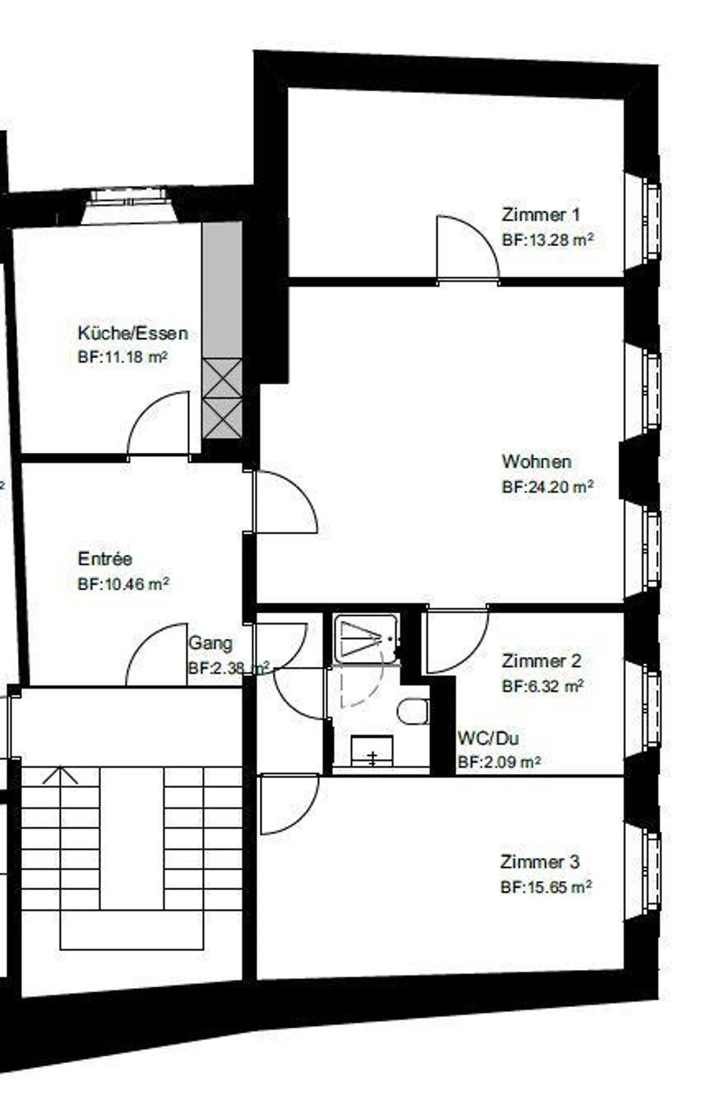 Appartamento attraente di 3½ locali in una posizione privilegiata nella città vecchia - Foto 6 di 6
