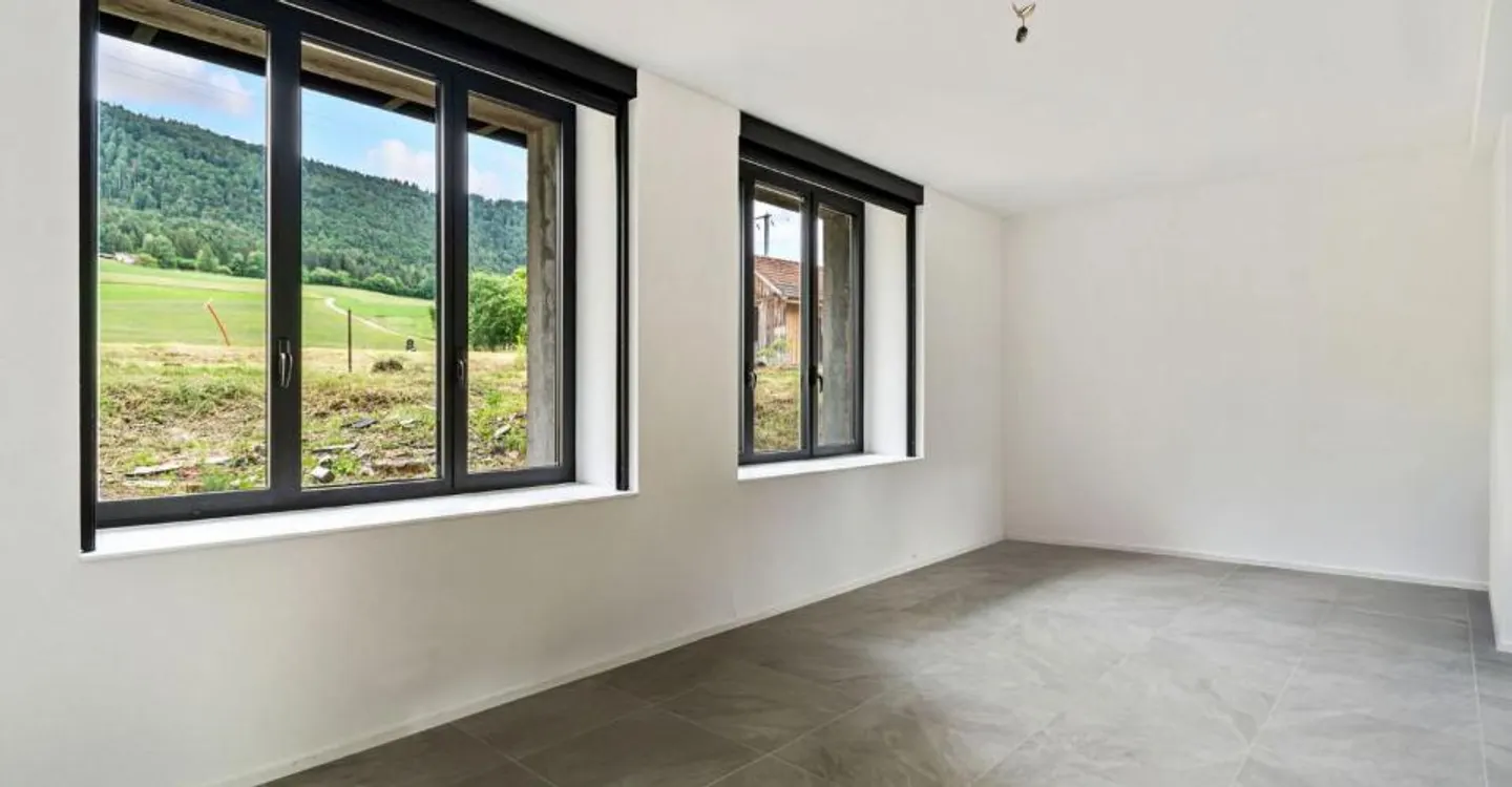 Courtelary, wunderschöne 4,5-Zimmer-Wohnung im Erdgeschoss - Foto 6 von 12