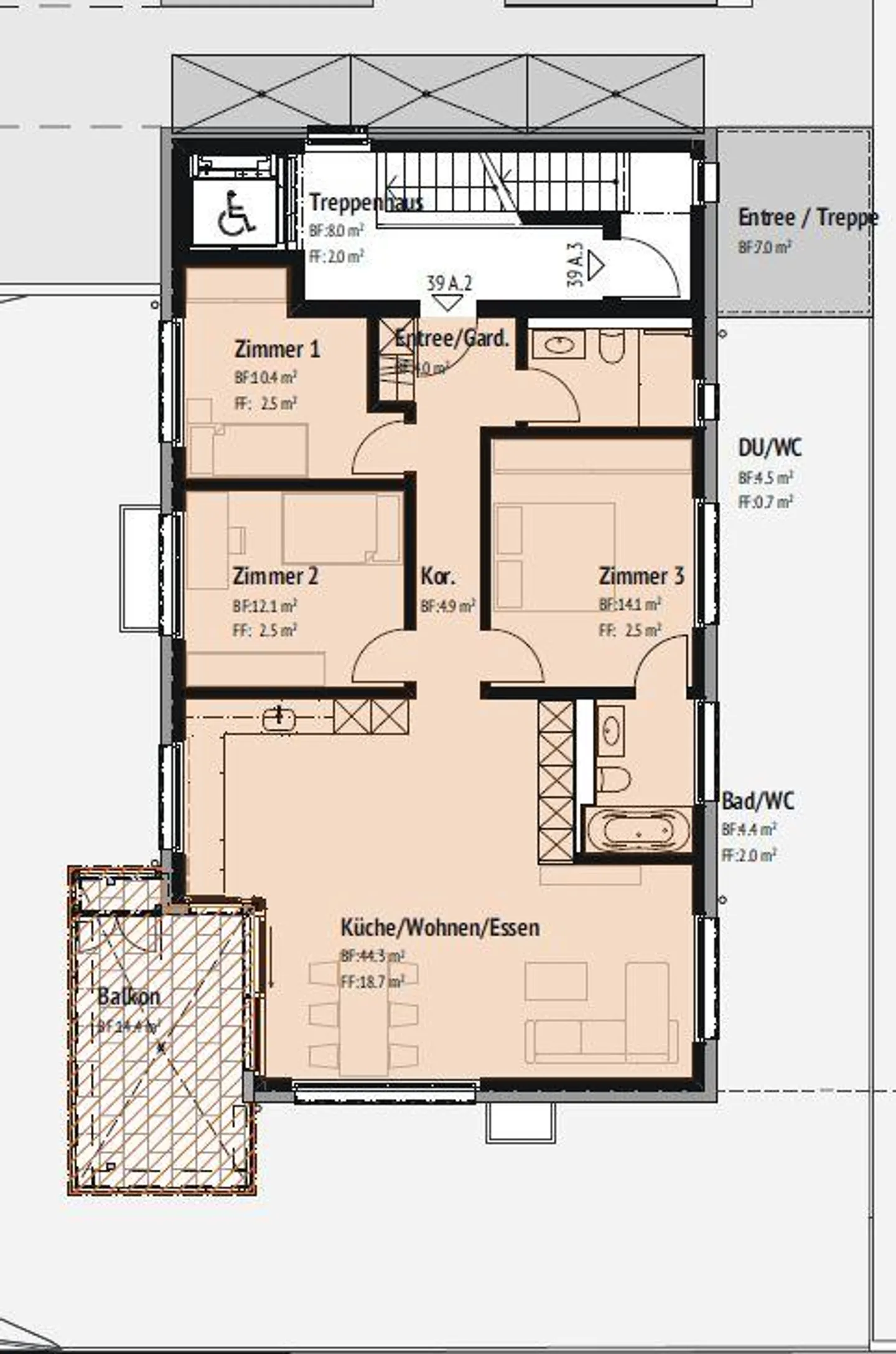 Exklusives Apartment in Koblenz - Foto 9 von 9