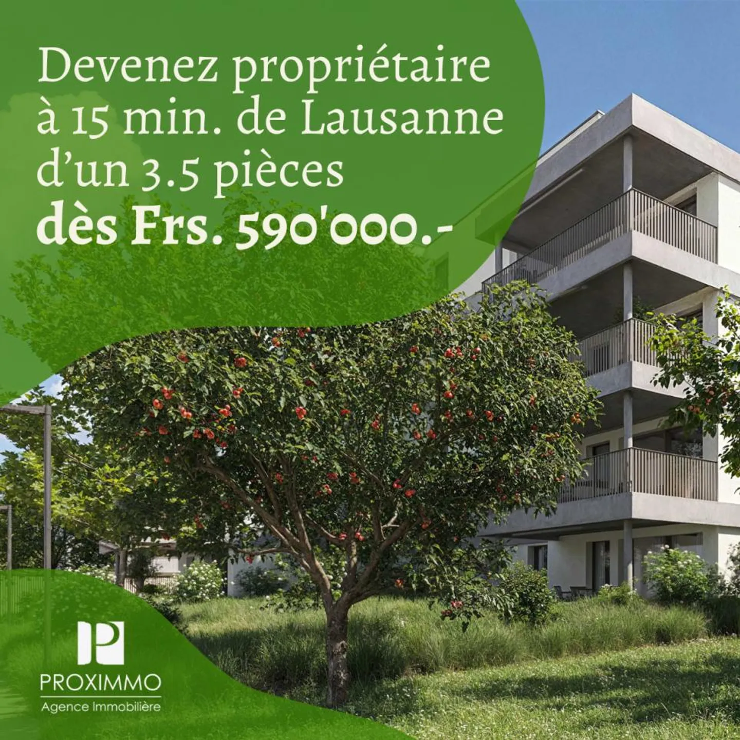 NEUE NACHBARSCHAFT 15 MIN. VON LAUSANNE! - Foto 1 von 1