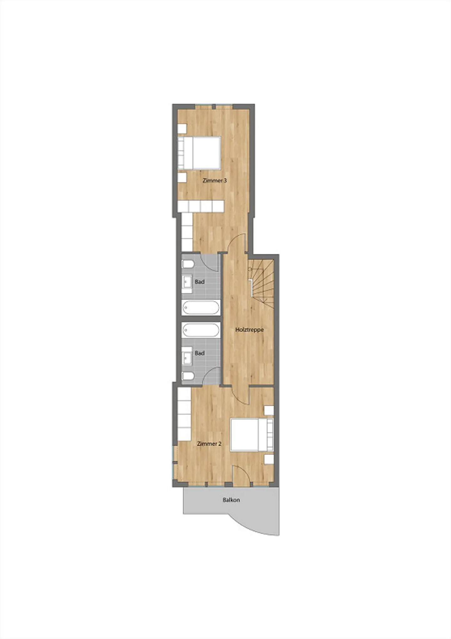 Zur Matte A | Duplex 3.5 3° piano + Studio - Foto 17 di 17