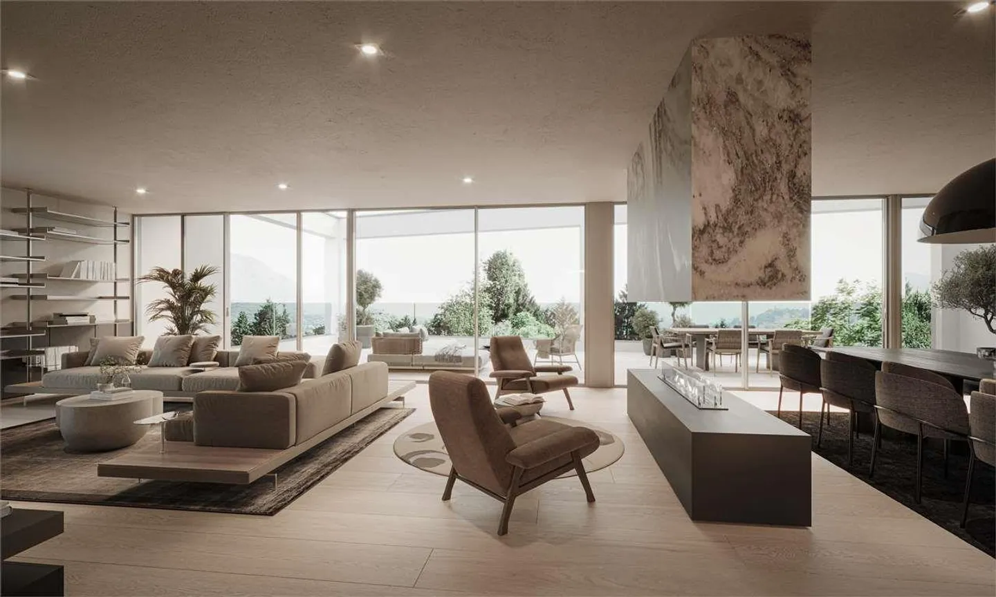 Exclusive 4.5-room penthouse with roof garden and maximum privacy in Savosa - Photo 1 of 8