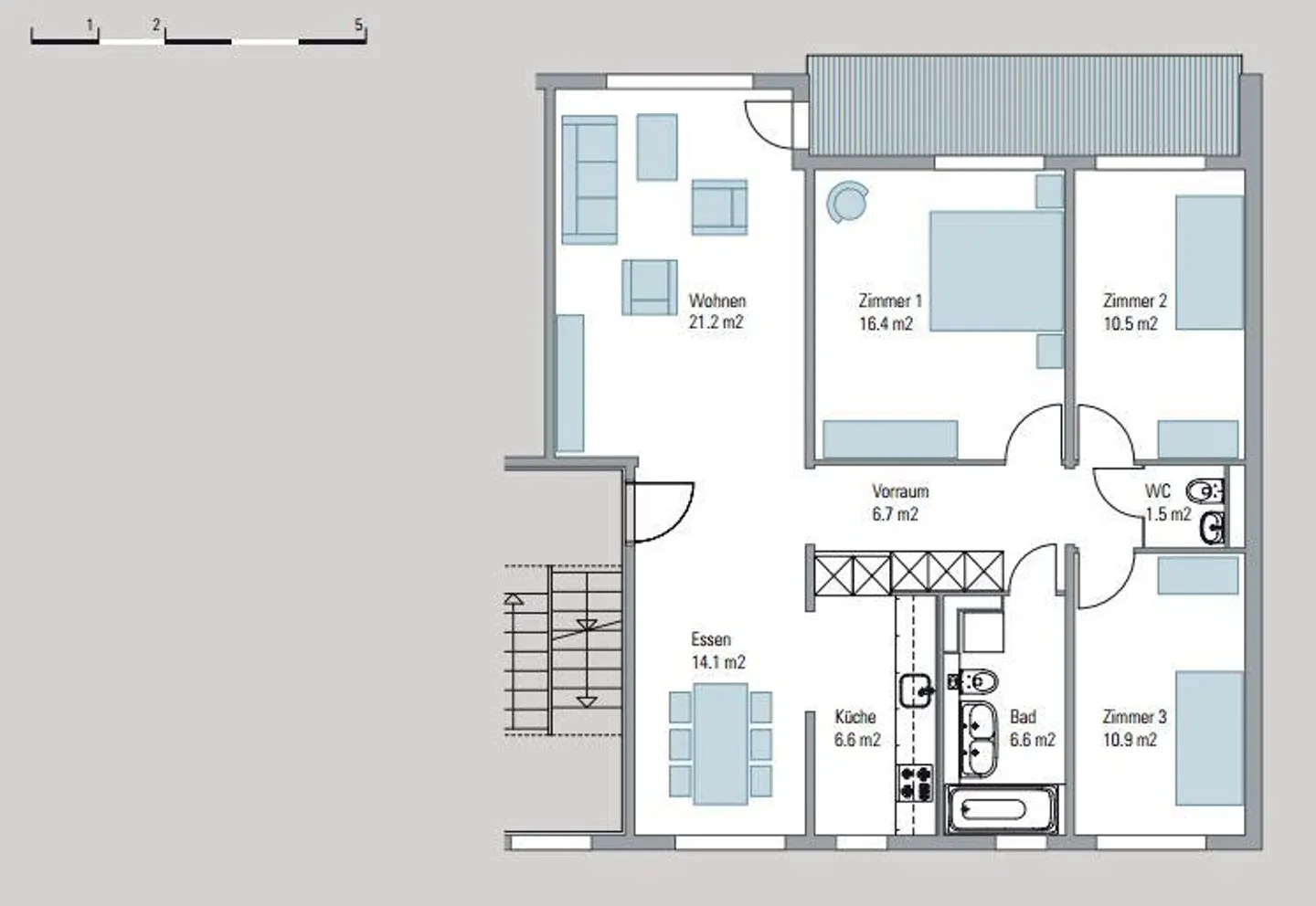 Modernes Apartment bei Greifensee - Foto 7 von 7
