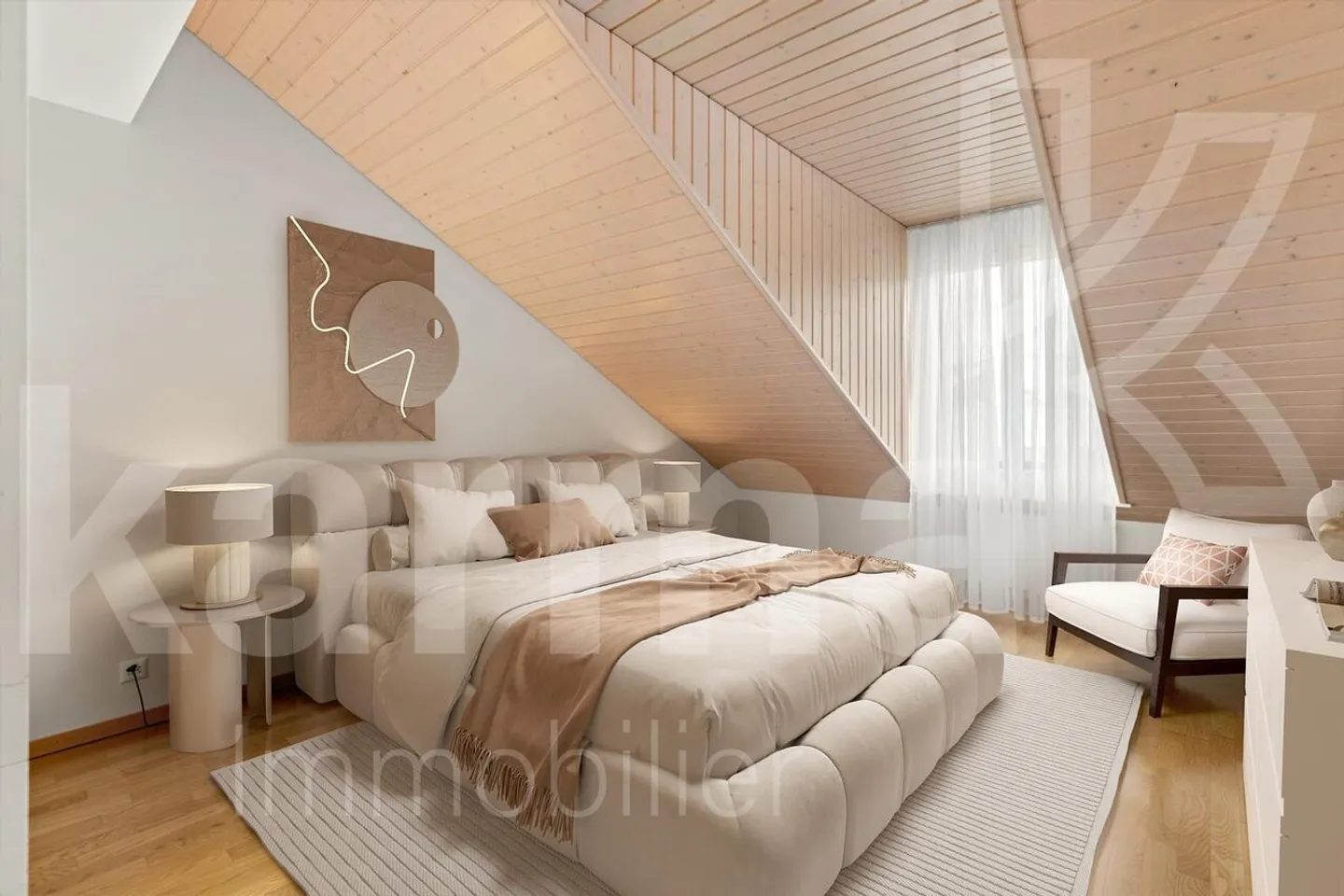 Exklusiv - Penthouse-Wohnung mit Blick auf den See und die Alpen - Foto 8 von 15