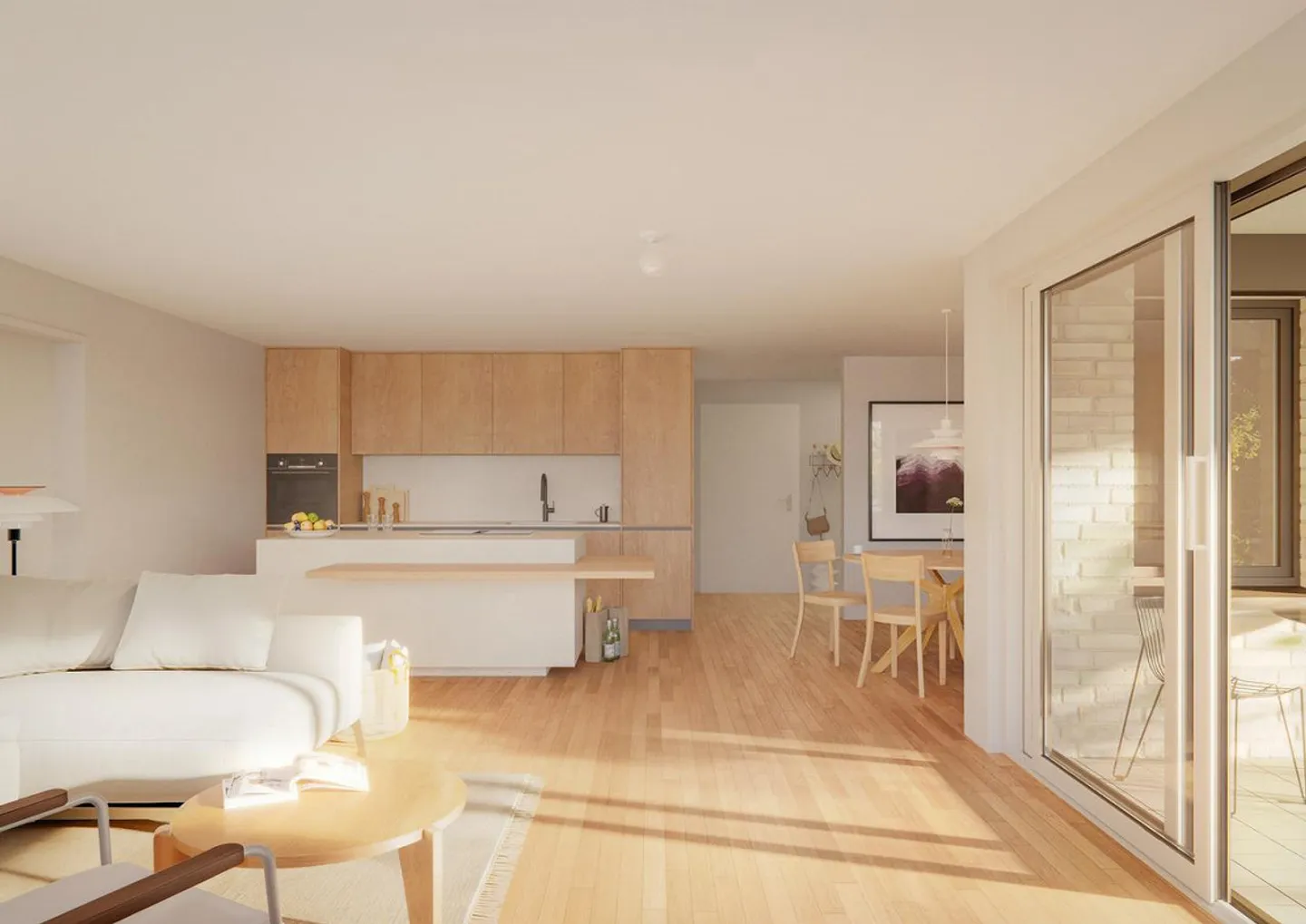 Modernes Apartment mit Garten - Foto 4 von 11