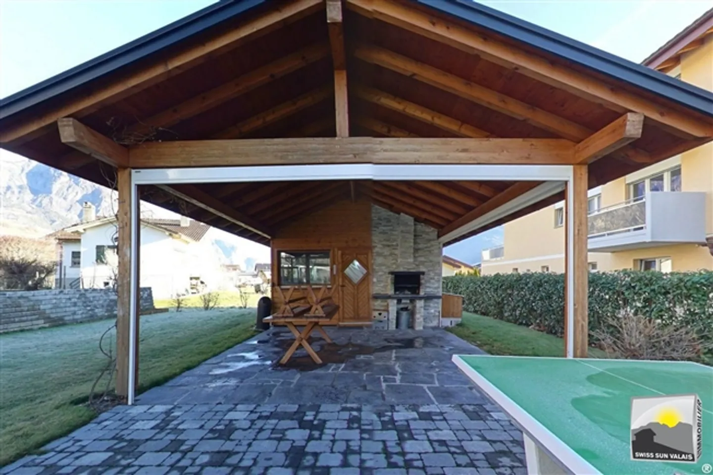 «Saillon. Sono "LA MIA LUNA DI MIELE" appartamento attraversante al piano terra con prato 3.5 locali di 115 m2 - Foto 13 di 20