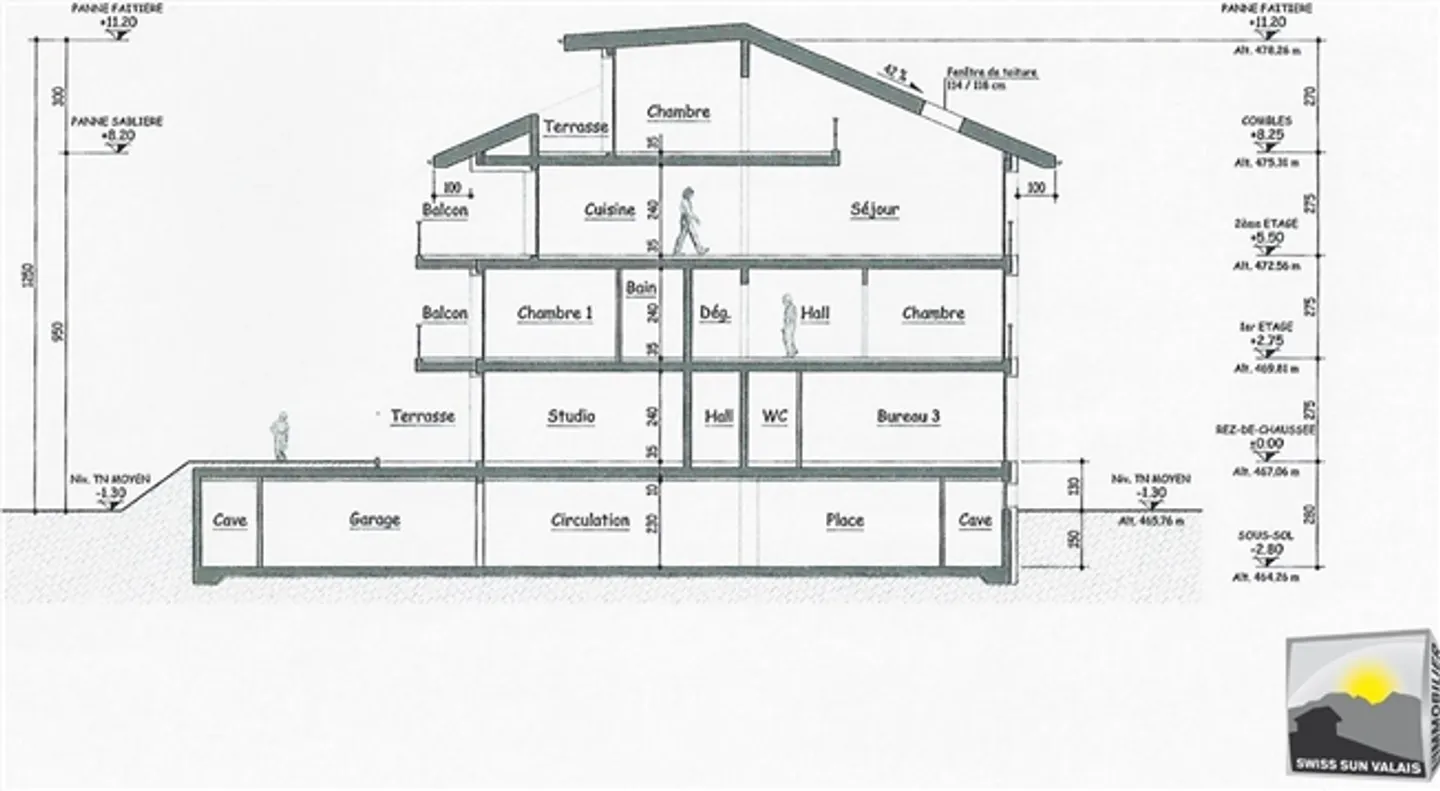 «Saillon. Sono "LA MIA LUNA DI MIELE" appartamento attraversante al piano terra con prato 3.5 locali di 115 m2 - Foto 17 di 20