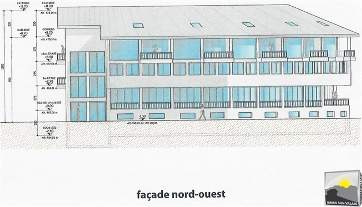 «Saillon. Sono "LA MIA LUNA DI MIELE" appartamento attraversante al piano terra con prato 3.5 locali di 115 m2 - Foto 19 di 20