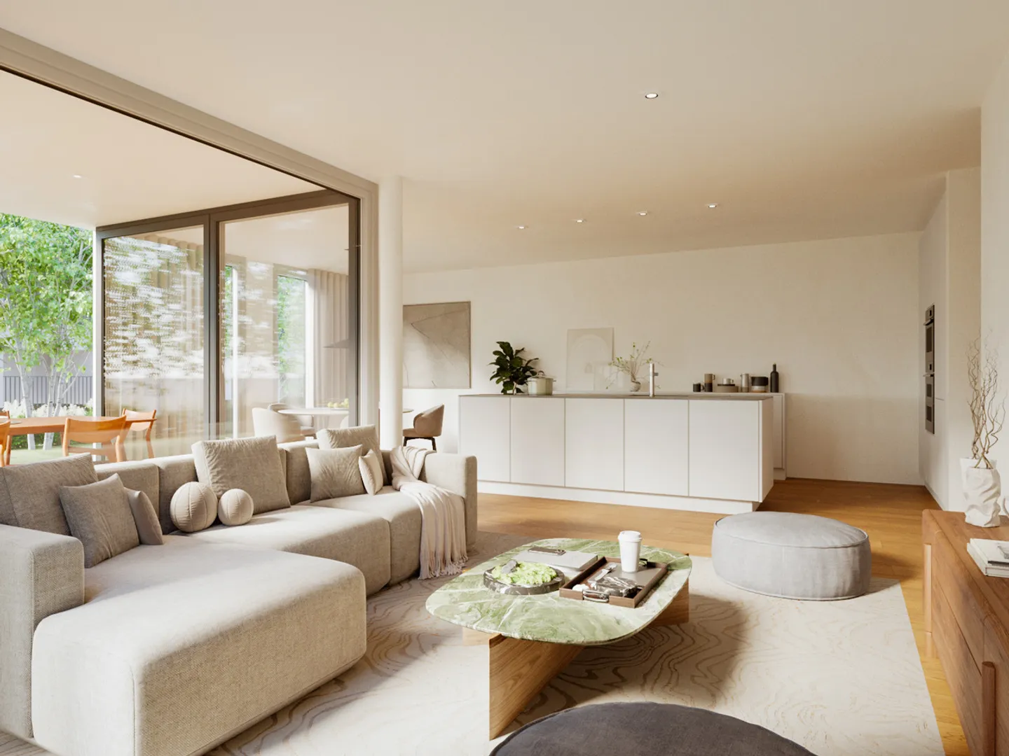 Dernier appartement de jardin en construction dans le Quadro - Photo 1 sur 4
