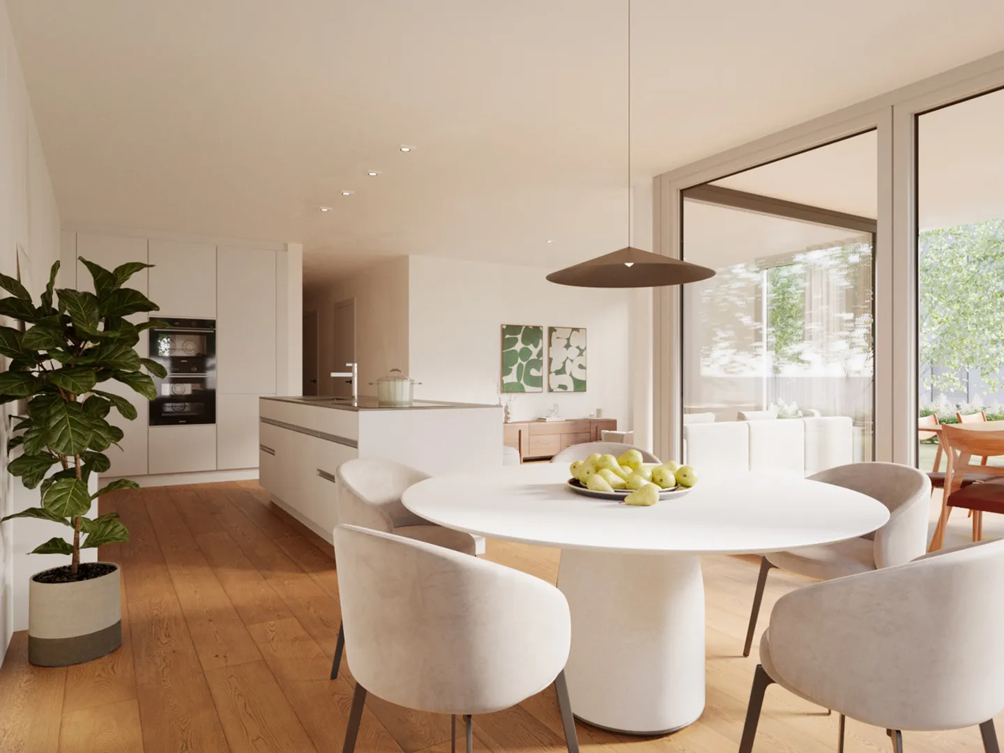 Dernier appartement de jardin en construction dans le Quadro - Photo 2 sur 4