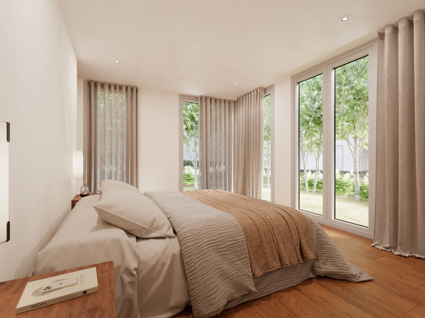 Dernier appartement de jardin en construction dans le Quadro - Photo 3 sur 4