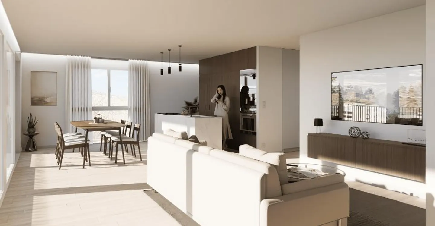 2.5-room apartment on the ground floor with garden - lot 46 STEG in Steg - Photo 2 of 5