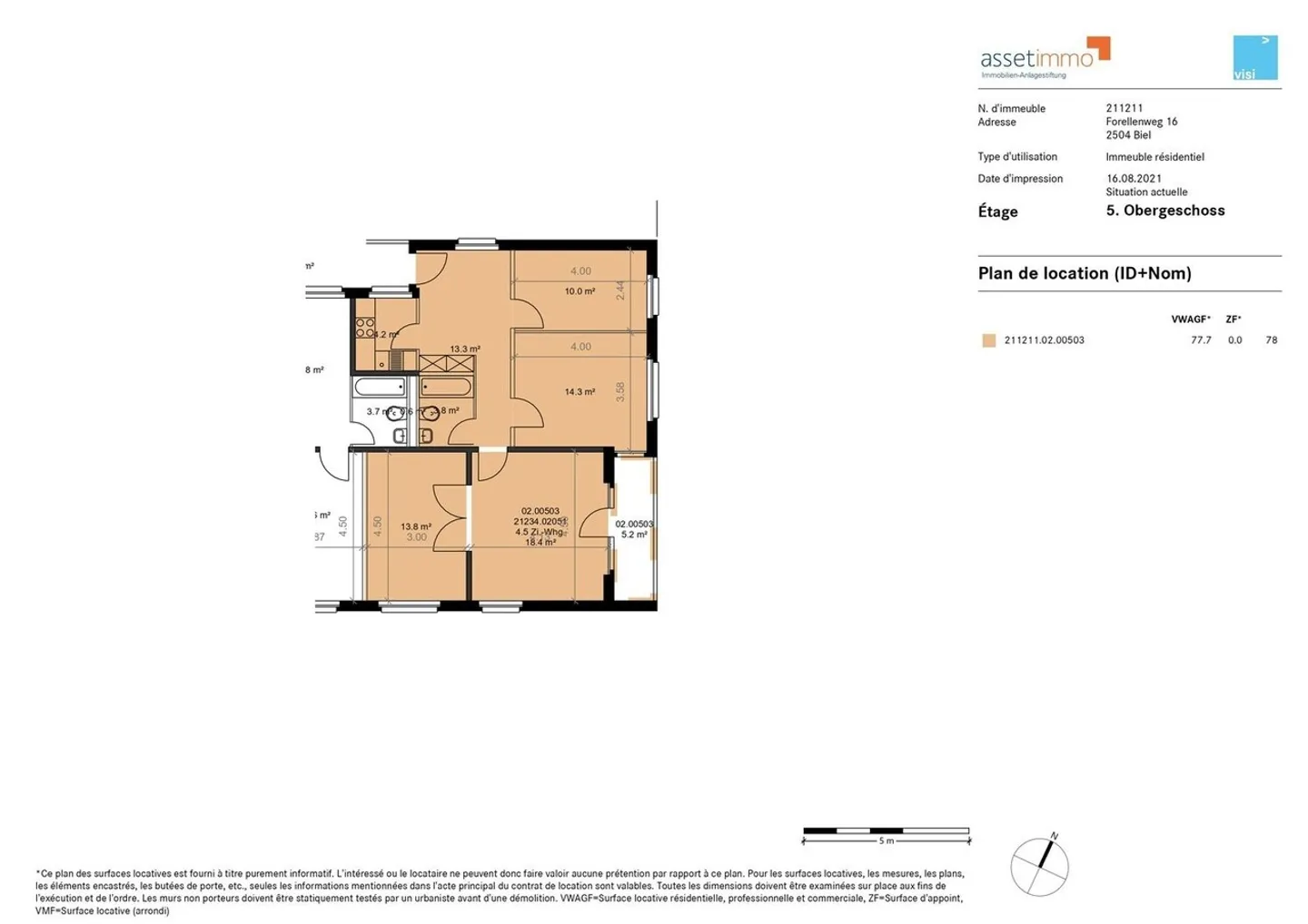 Sonnige Wohnung mit moderner Küche - Foto 7 von 7