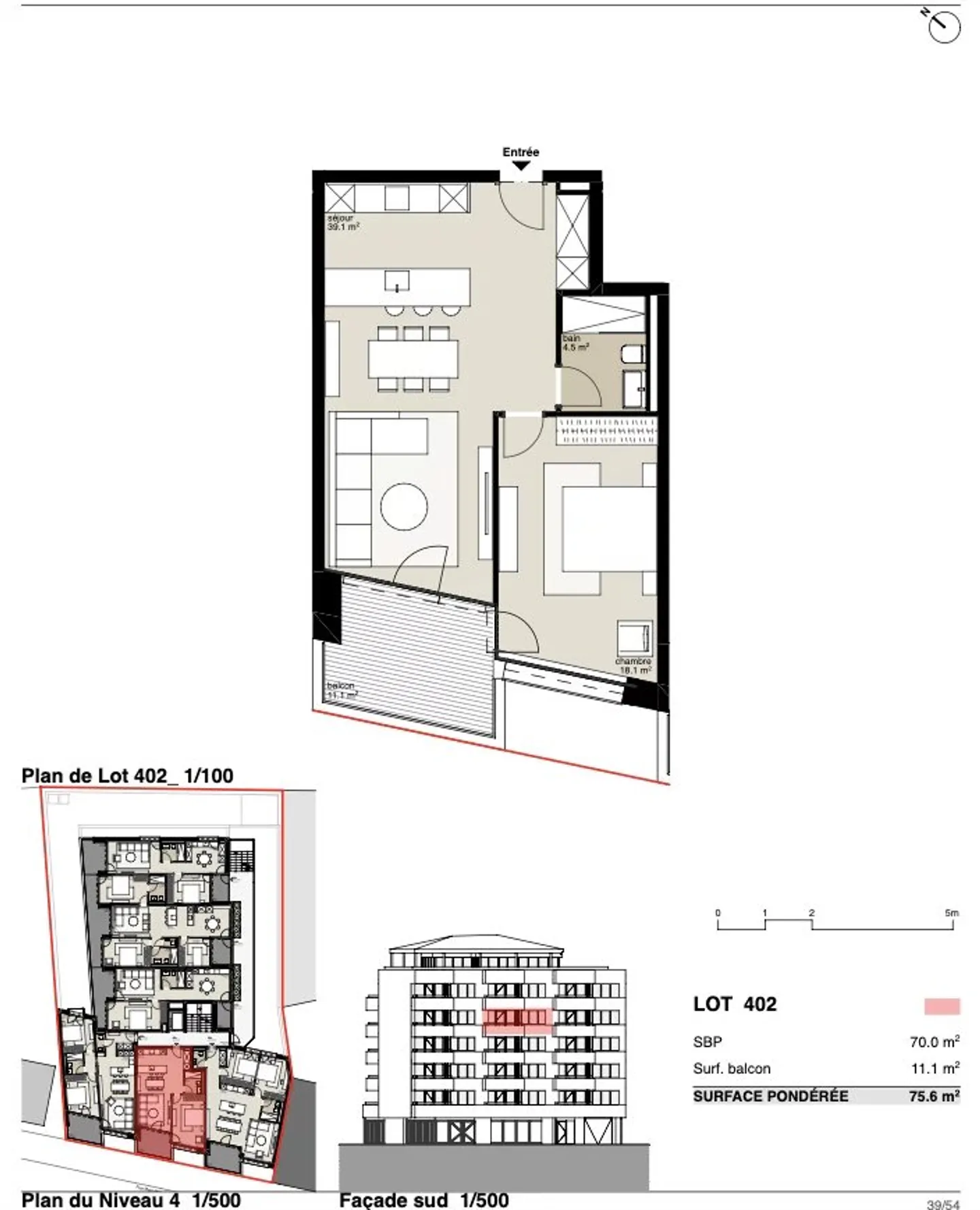 Appartement contemporain à Martigny - Photo 2 sur 3