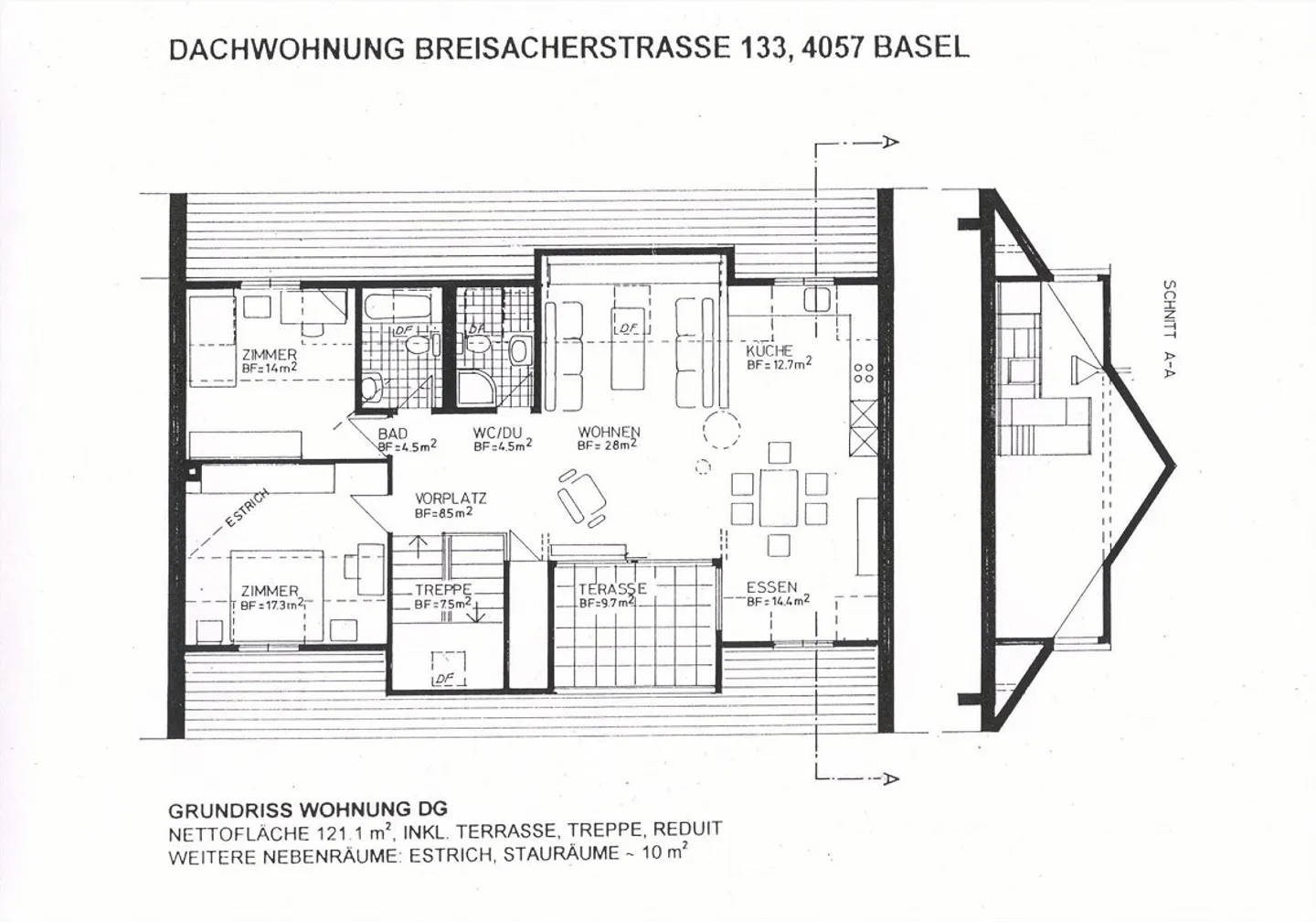 Charming attic apartment near the Rhine promenade - Photo 4 of 7