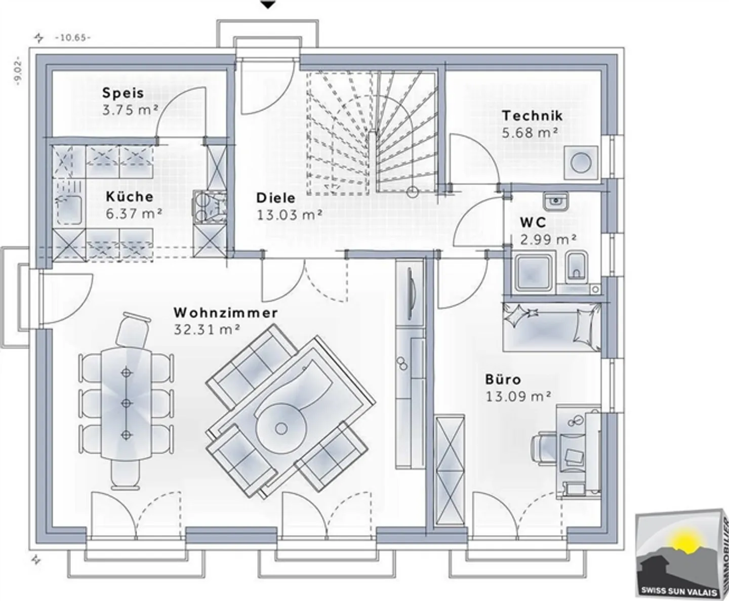 WALLIS / I am "ROSALIA" very beautiful villa to build 5.5 pieces of 156 m² for sale - Photo 4 of 11
