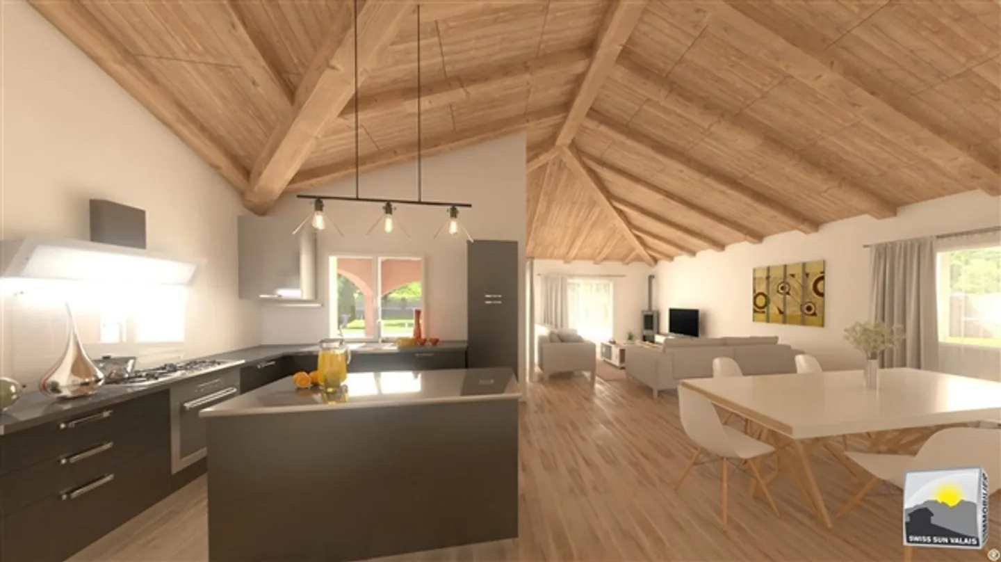 VALAIS / I am "PROVENCALE" Beautiful Villa ON ONE LEVEL, to build 4.5 rooms of 163 m² for sale - Photo 2 of 15