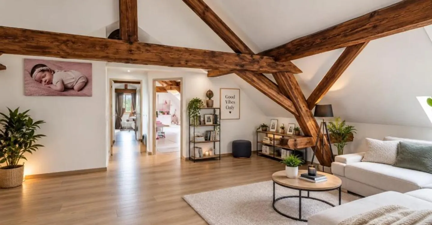 Spacieux Duplex de 5,5 pièces avec deux places de parc incluses - Foto 7 di 8