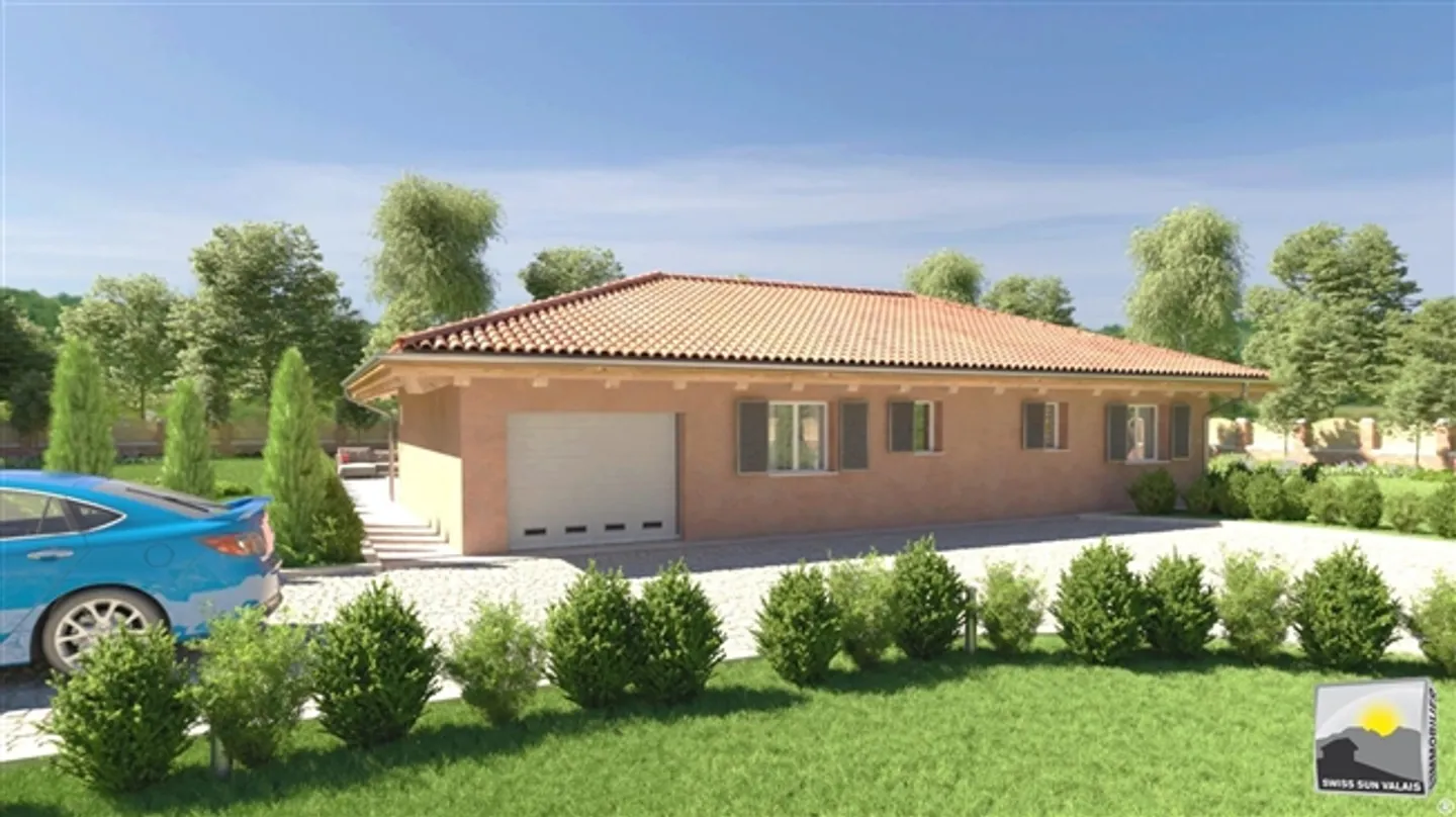 VALAIS / I am "PROVENCALE" Beautiful Villa ON ONE LEVEL, to build 4.5 rooms of 163 m² for sale - Photo 12 of 15