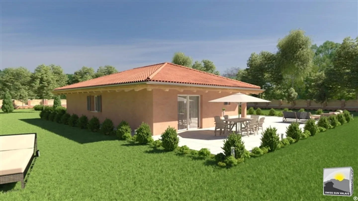 VALAIS / I am "PROVENCALE" Beautiful Villa ON ONE LEVEL, to build 4.5 rooms of 163 m² for sale - Photo 13 of 15