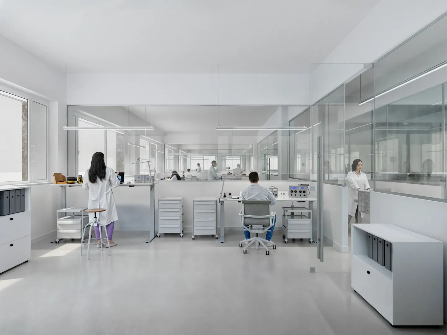 Spazio Ufficio Minergie in Affitto - Foto 2 di 7