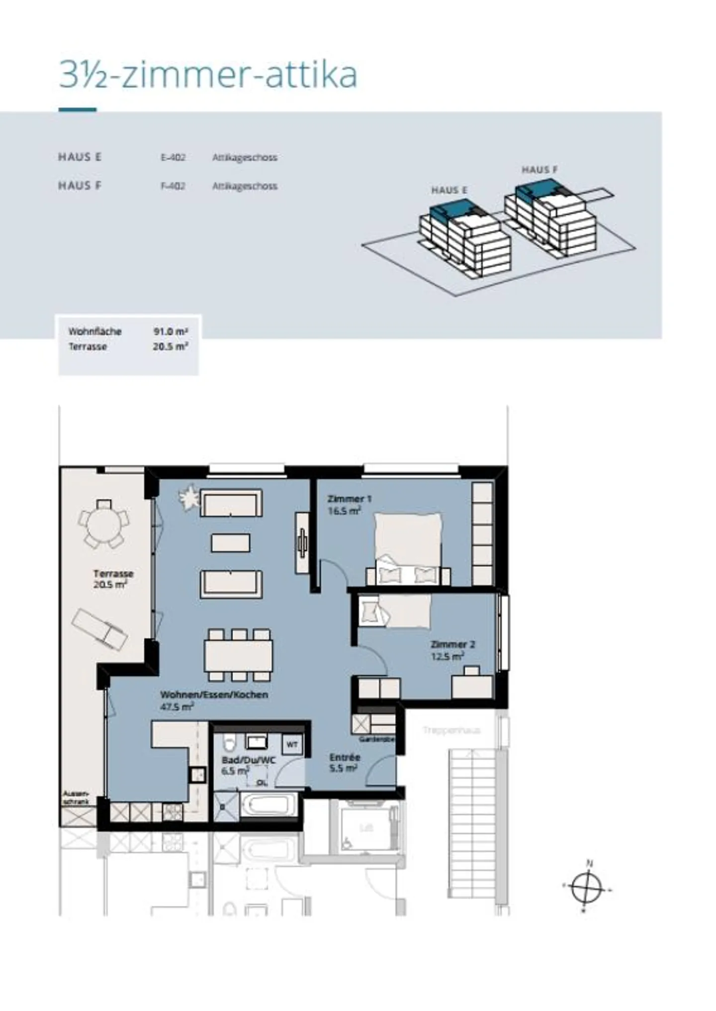 Charmant Appartement Attique - Photo 8 sur 9