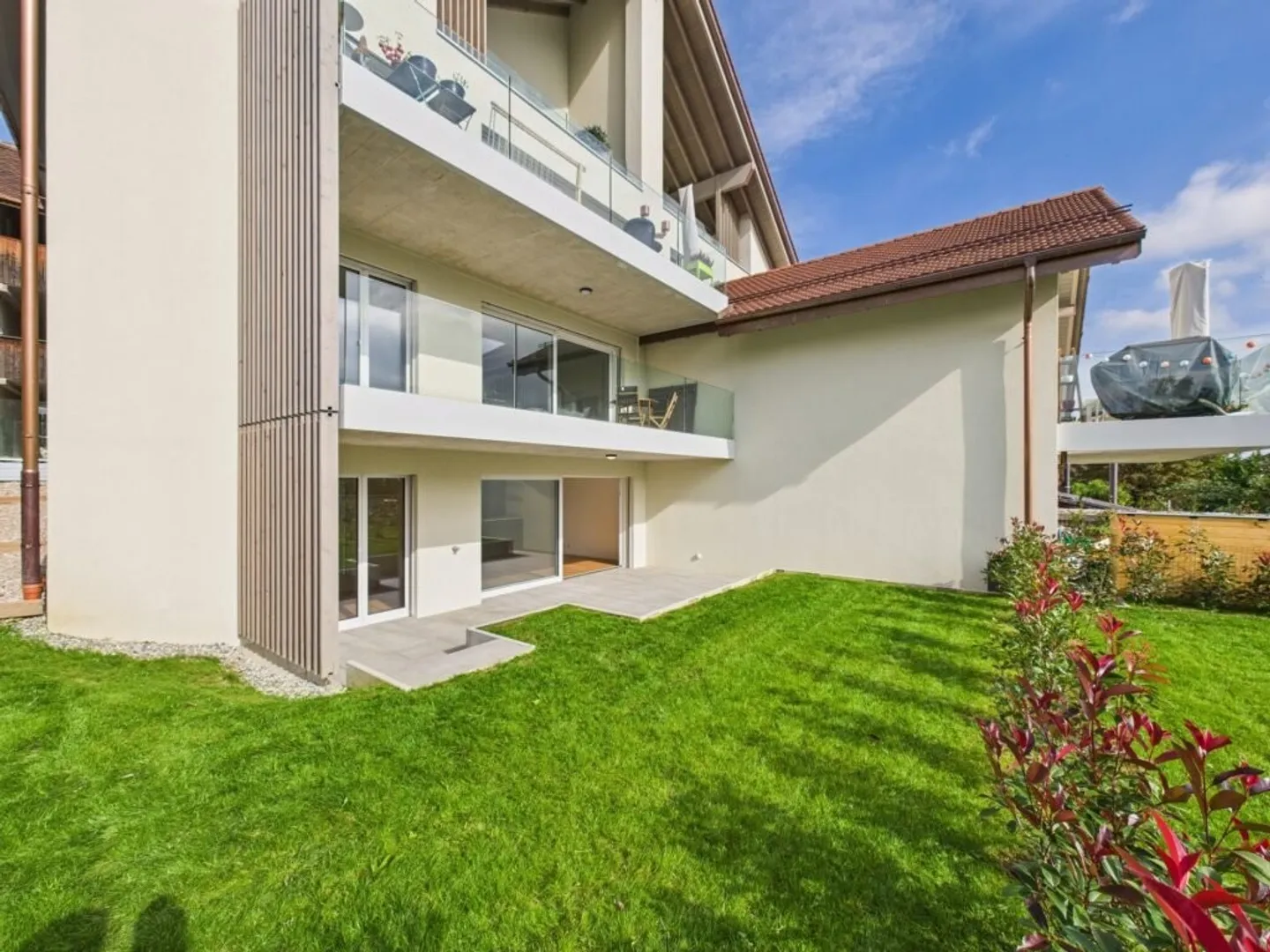 NEUE 3,5-Zimmer-Wohnung mit 108m2 im Gartengeschoss in Bussigny - Foto 11 von 13