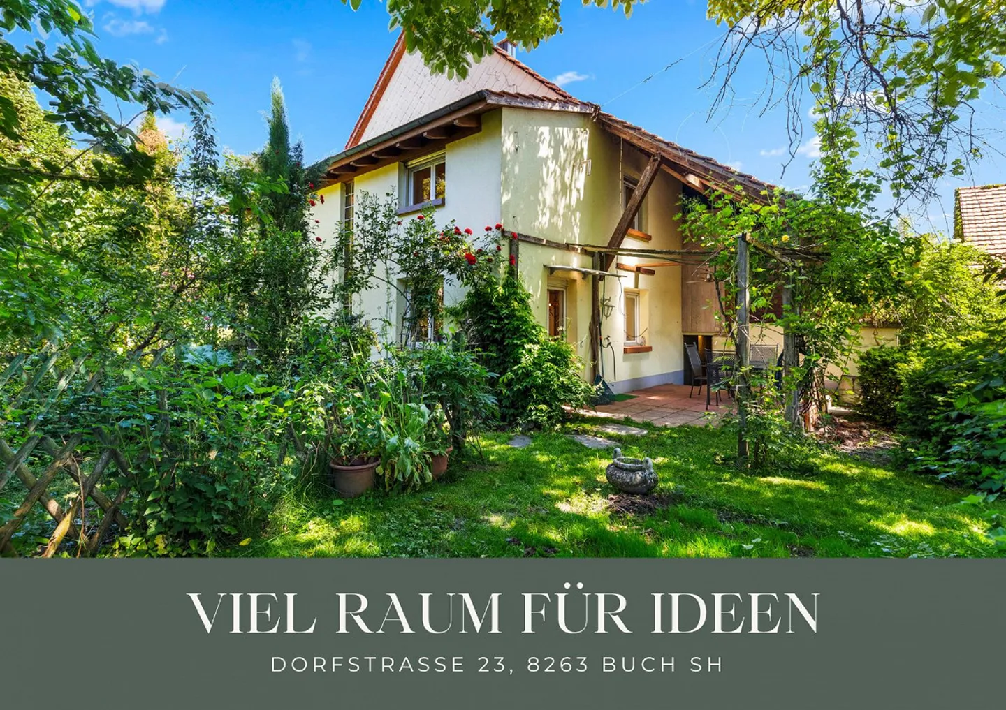 Charmantes Haus mit Scheune und Garten - Foto 1 von 24