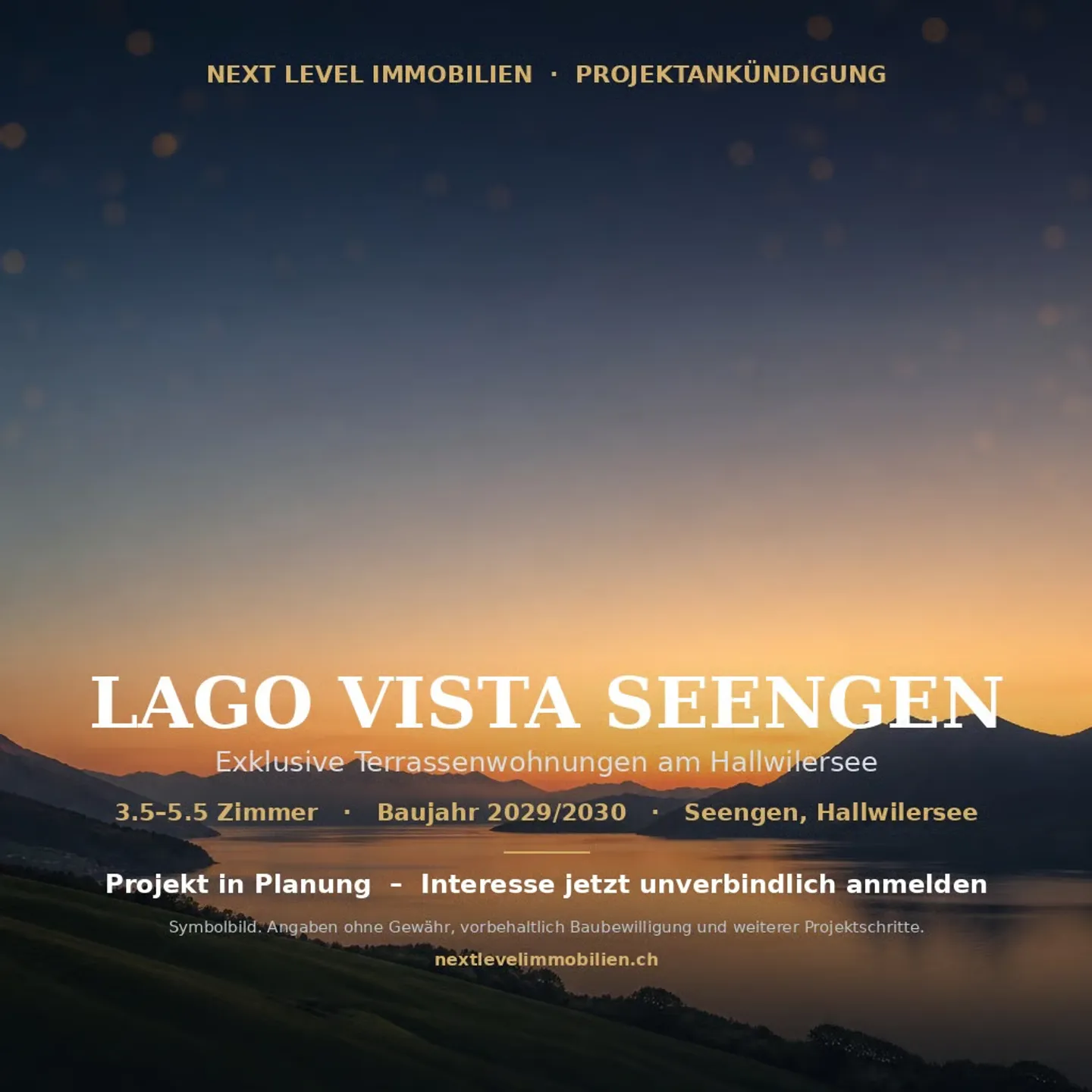 Lago Vista Seengen – Project Announcement / New Construction Project at Lake Hallwil - Photo 3 of 5
