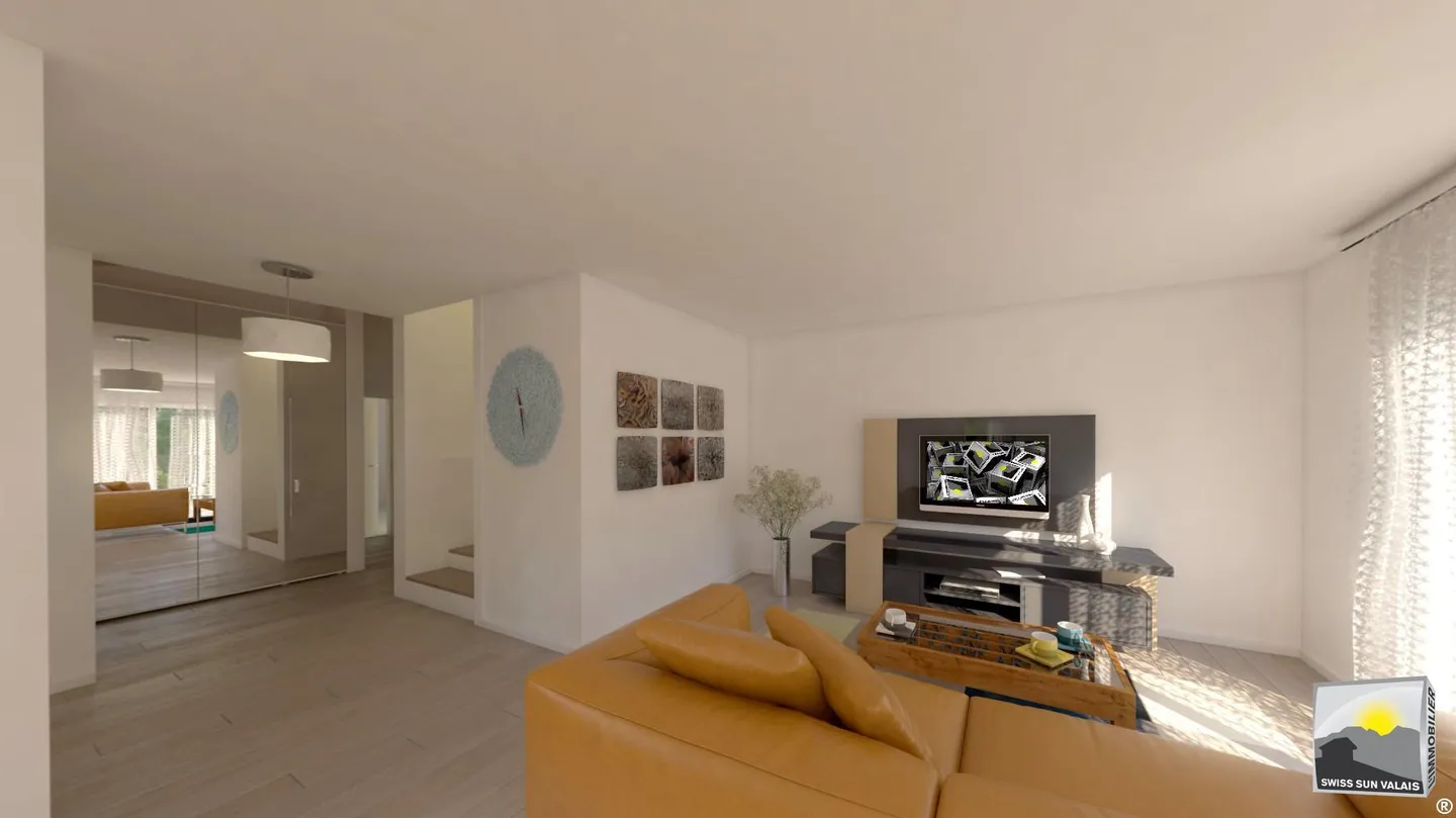 Belle villa avec 5,5 pièces et 185 m² dans le Valais - Photo 3 sur 18