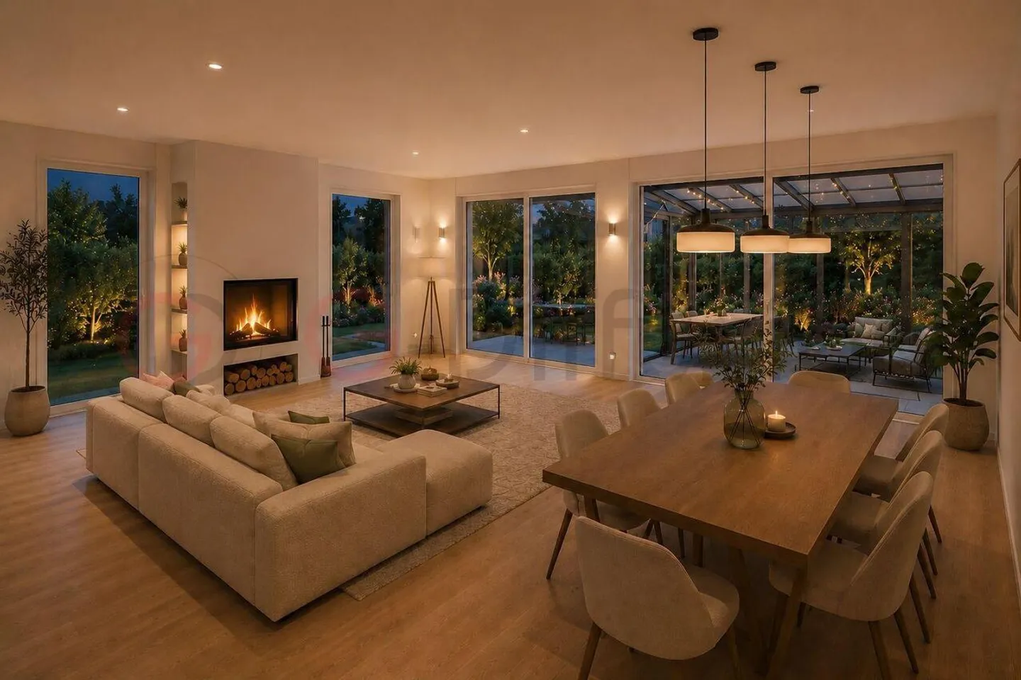 High-end apartment for sale in Mont-sur-Lausanne in a villa of 2 apartments - Photo 3 of 5