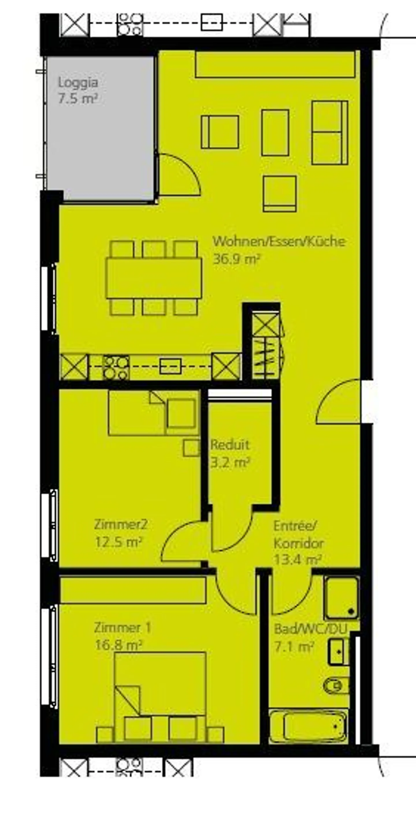 Modern and spacious 3½-room apartment - Photo 9 of 9