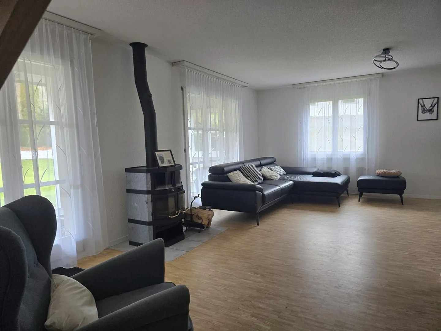 Gemütliches Duplex mit Garten und Cheminée - Foto 6 von 13