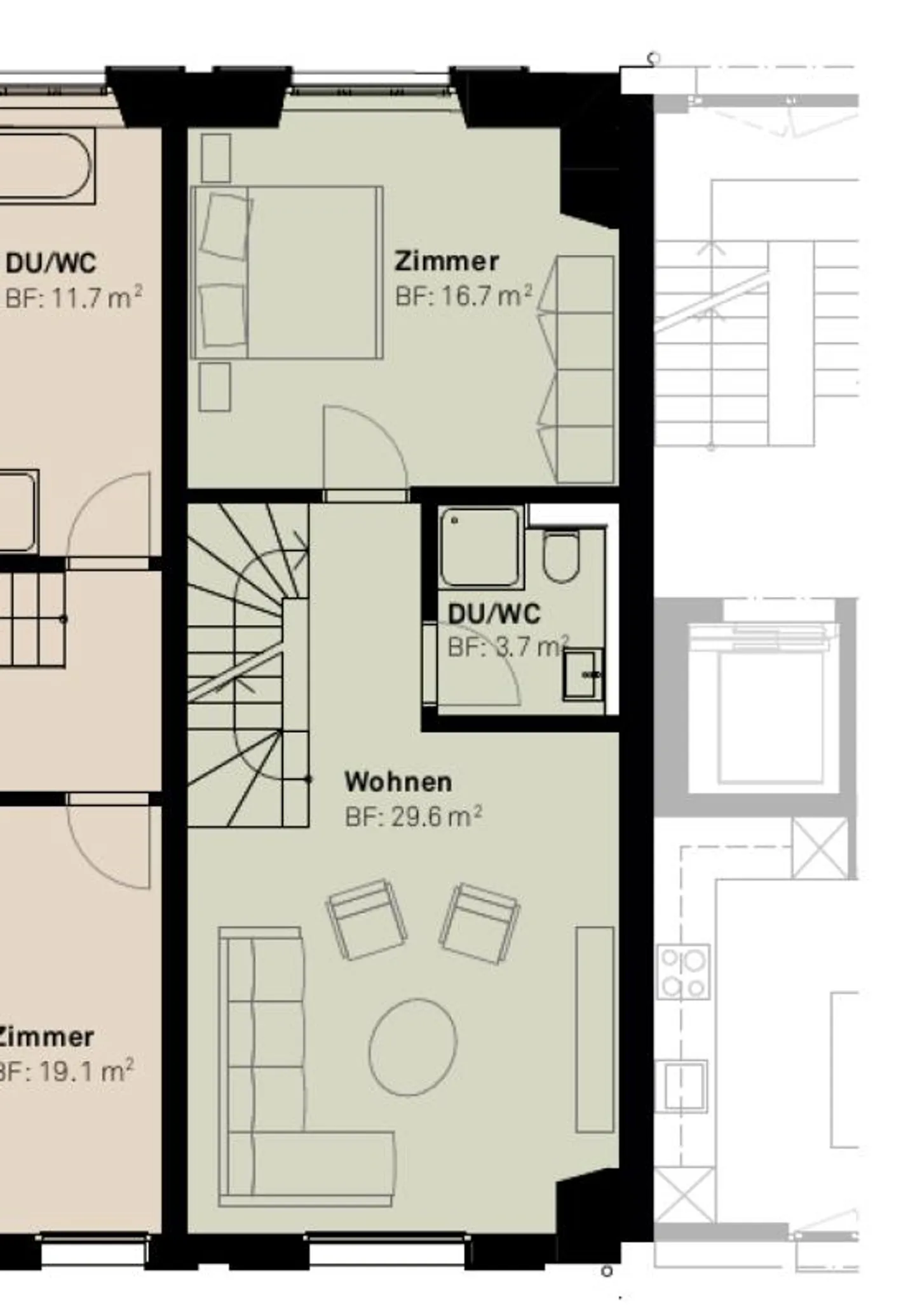 «Dorf Ottikon»: Attraktives Mittelhaus mit viel Freiraum - Bezug ab... - Foto 7 di 9