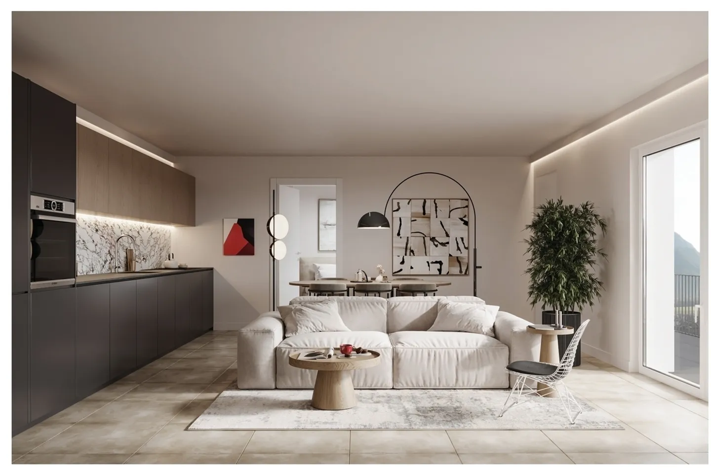 Modern Apartment in Gnosca - Photo 2 of 6