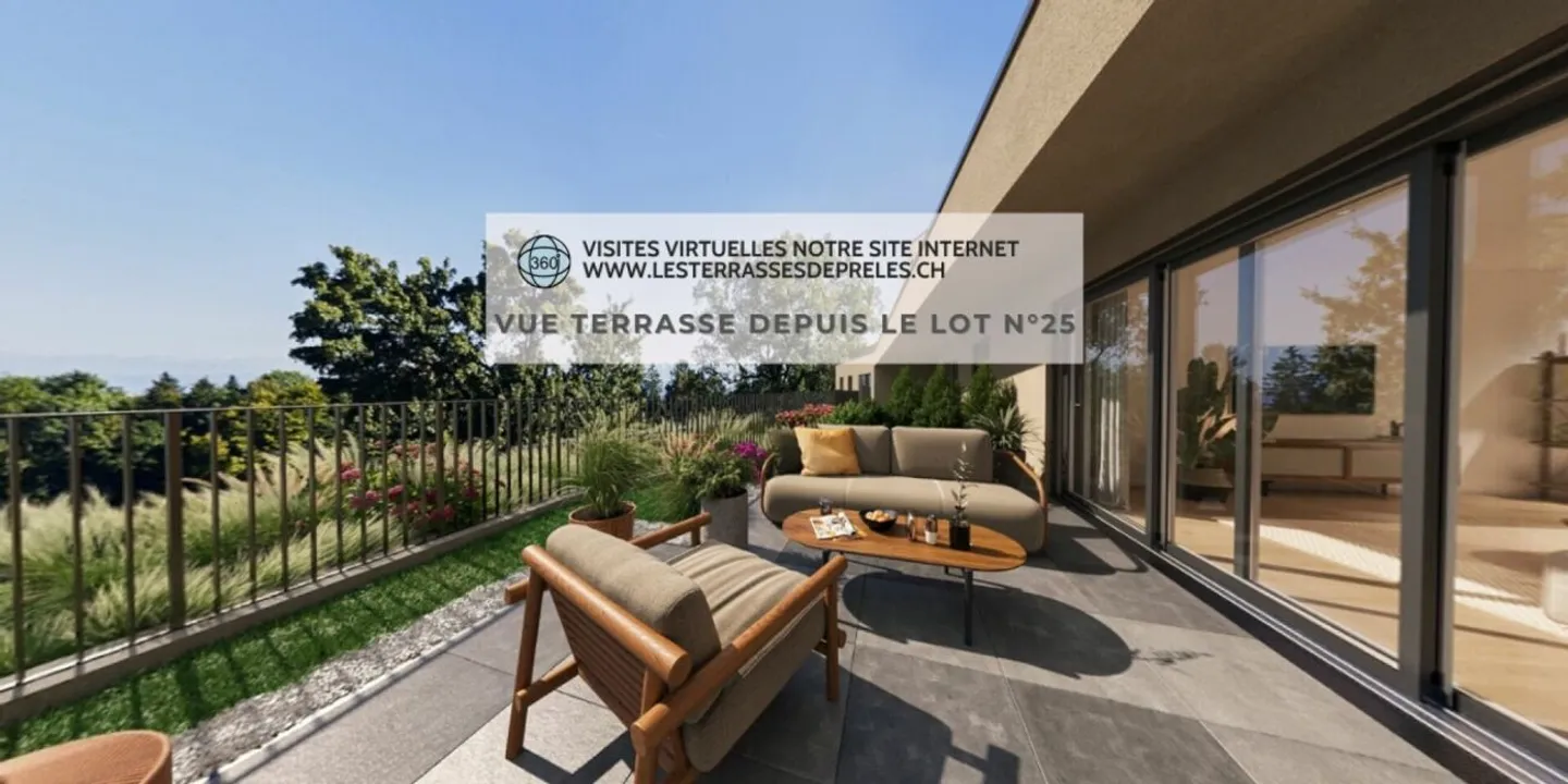 Last 5.5 rooms new with large terraces and lake view - Photo 4 of 18