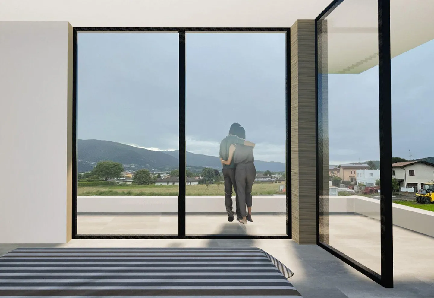 NOUVELLE VILLA À CONSTRUIRE AVEC PROJET À SAN PIETRO DI STABIO - Photo 5 sur 9