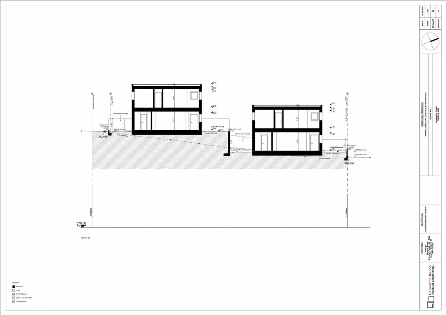 NOUVELLE VILLA À CONSTRUIRE AVEC PROJET À SAN PIETRO DI STABIO - Photo 8 sur 9